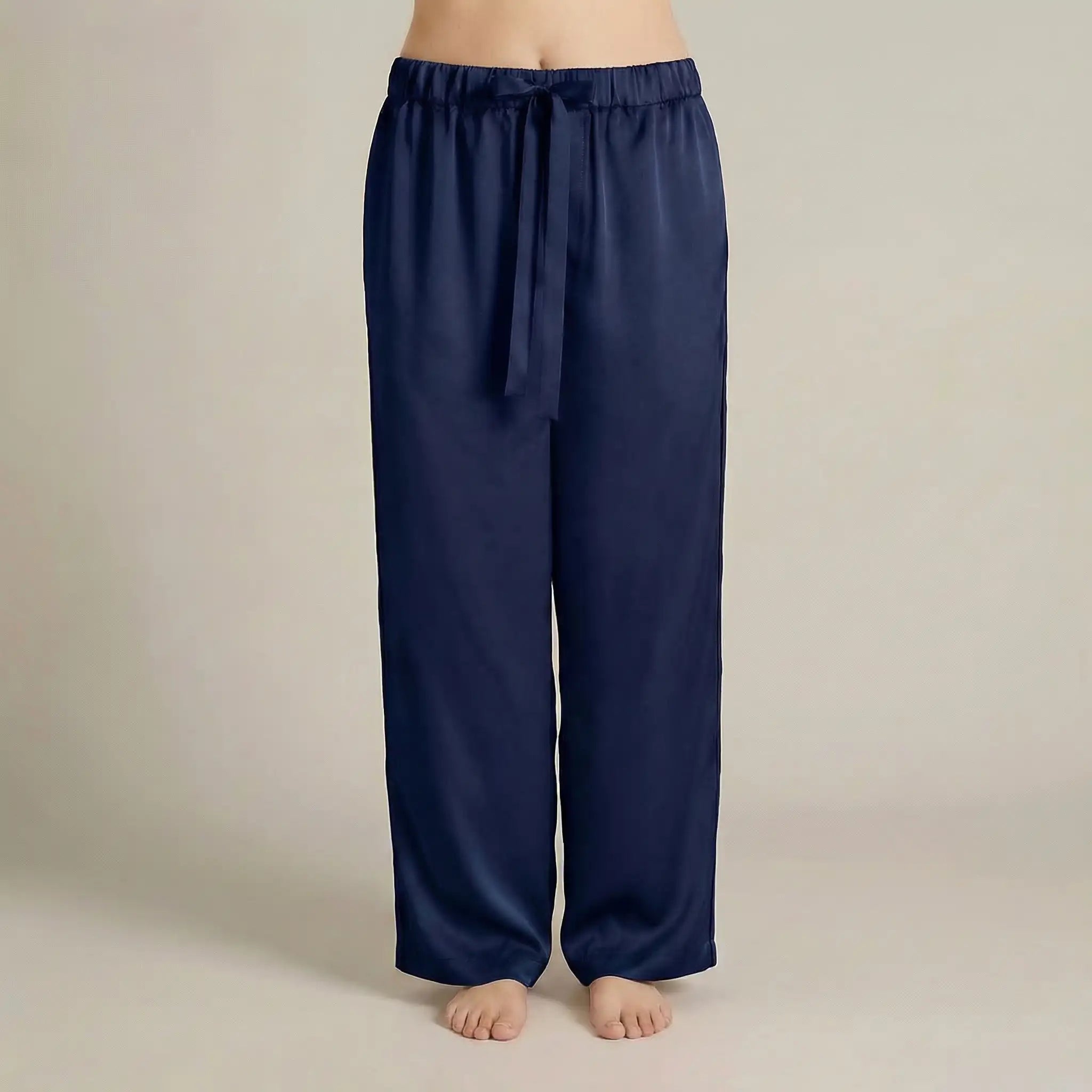 minilena Low Cut Satin Pyjama Set