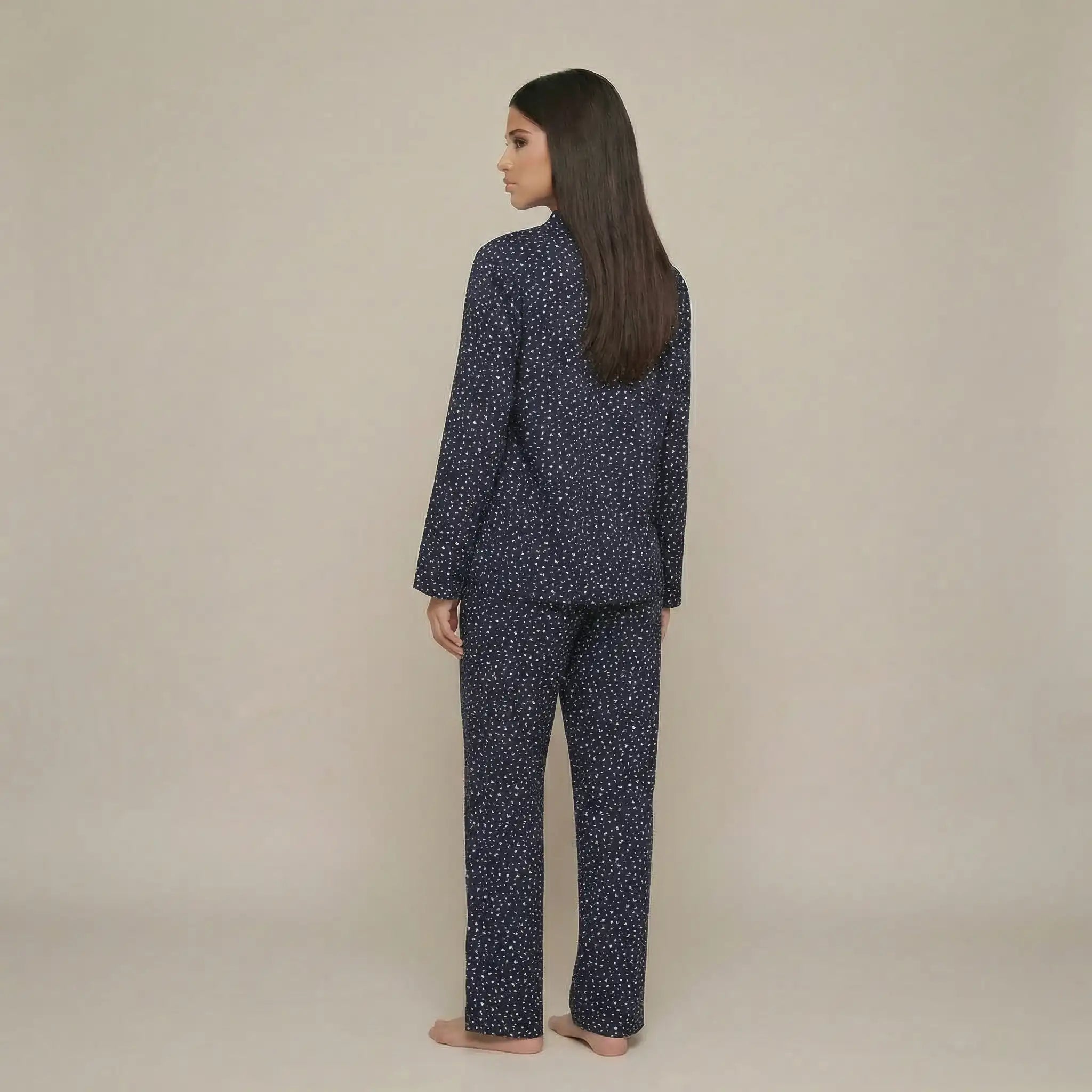 minilena Waffle Dot Pyjama Set