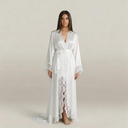 minilena Satin Long Robe