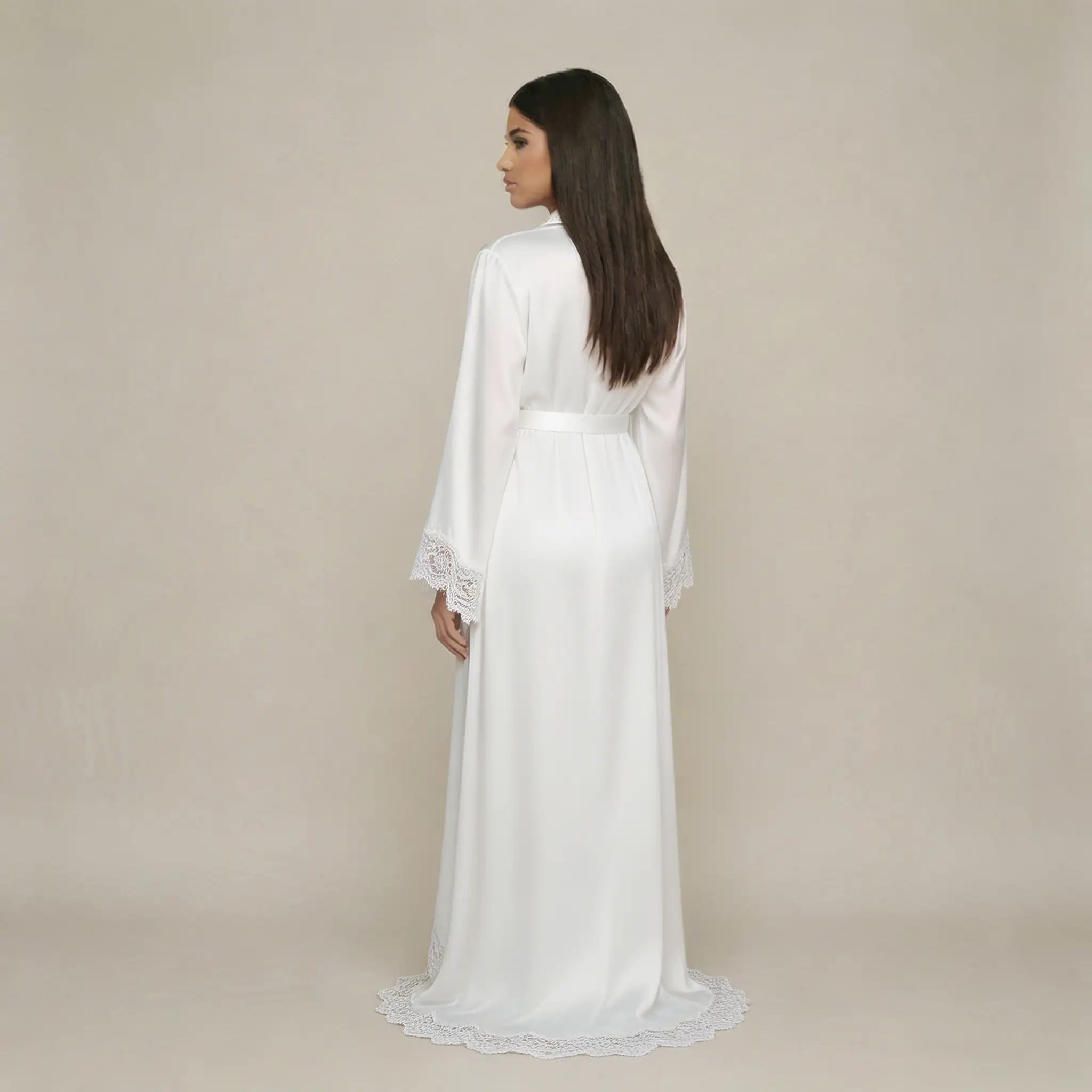 minilena Satin Long Robe