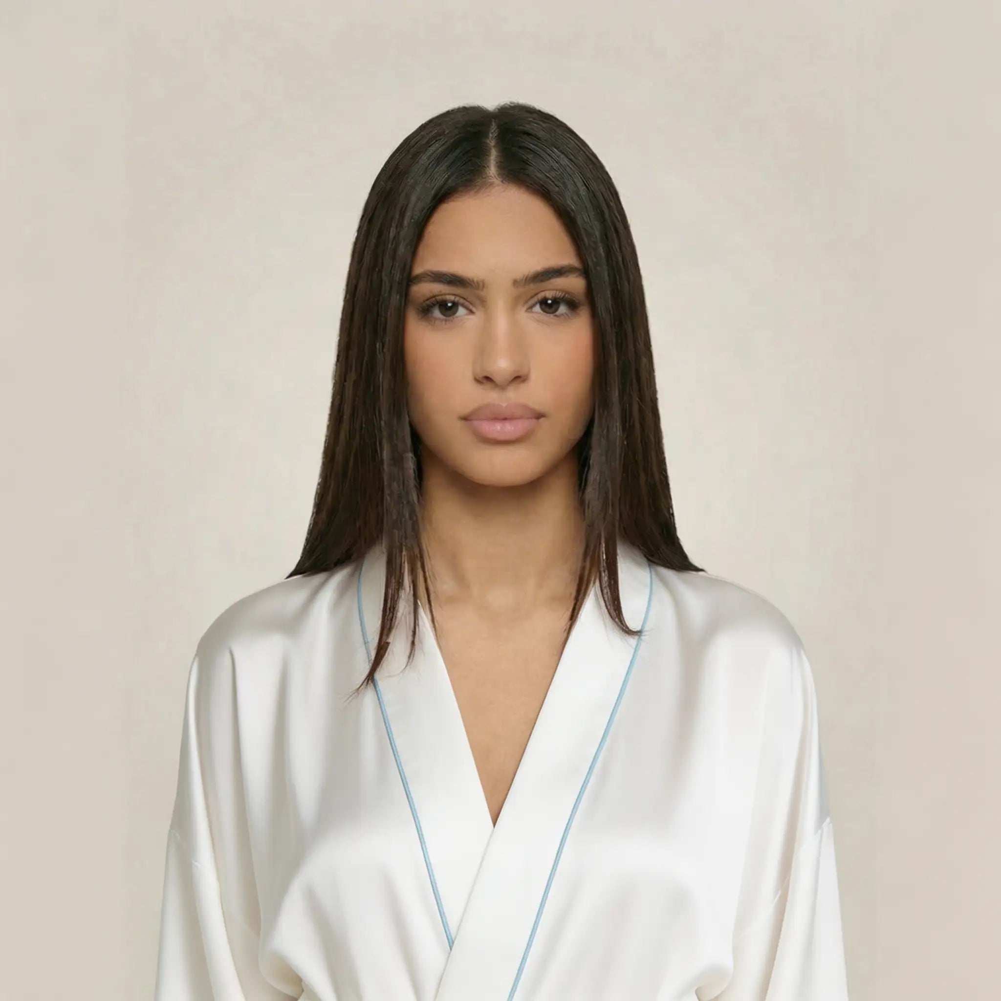 minilena Lace Trim Robe