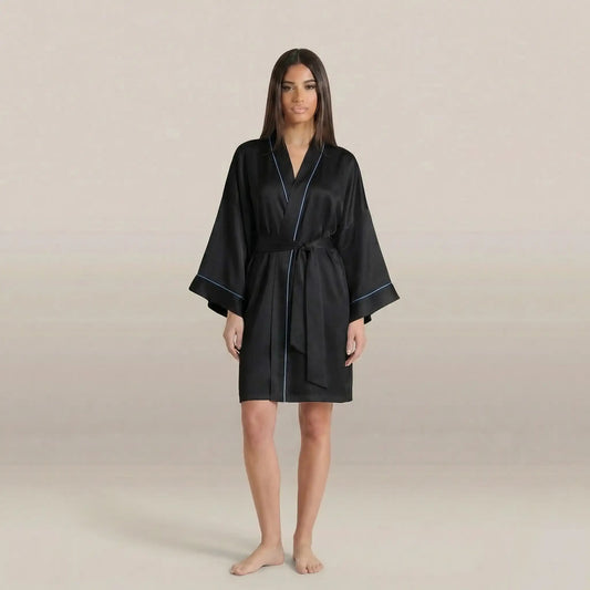 minilena Lace Trim Robe