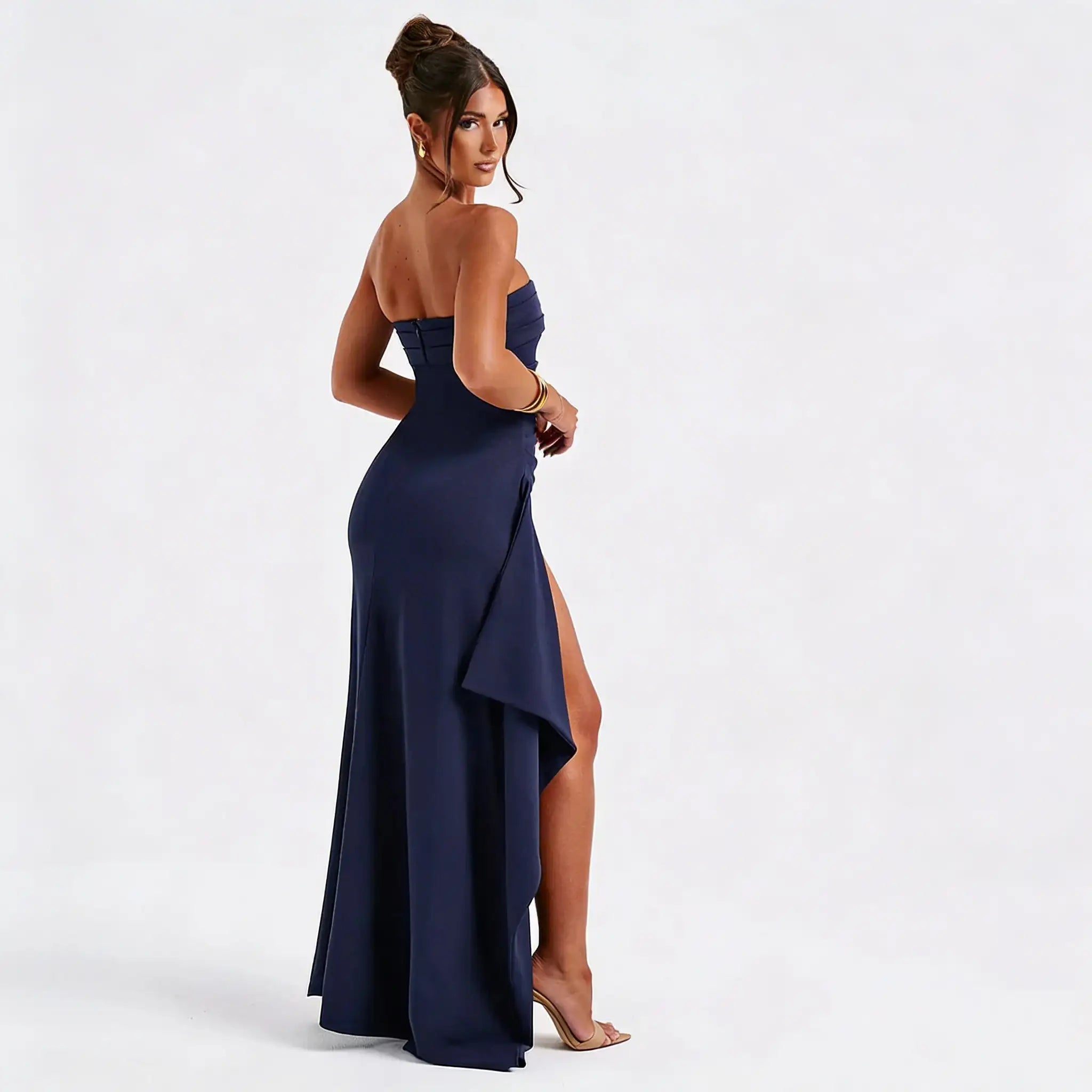 minilena Radiance Split Maxi Dress
