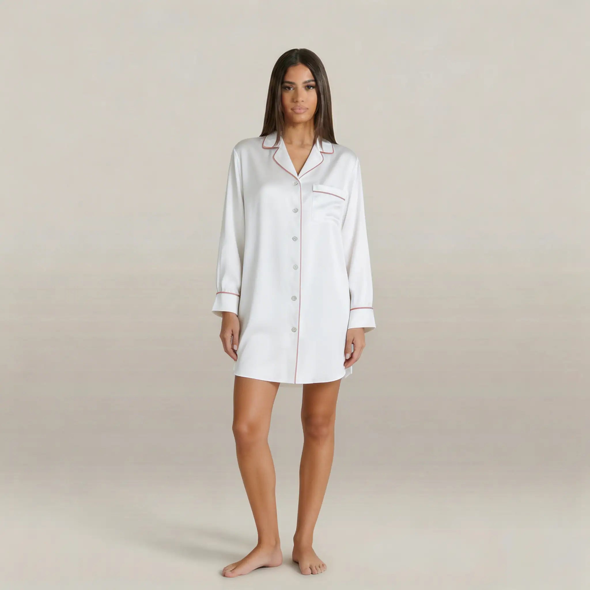 minilena Silk Satin Nightshirt