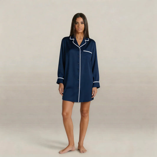 minilena Silk Satin Nightshirt