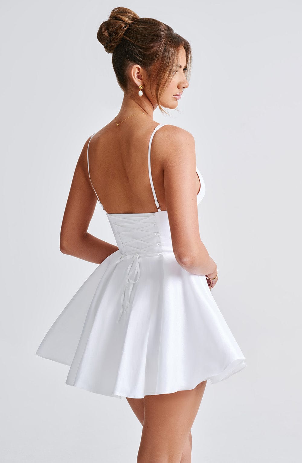 minilena Imani Mini Dress Ivory
