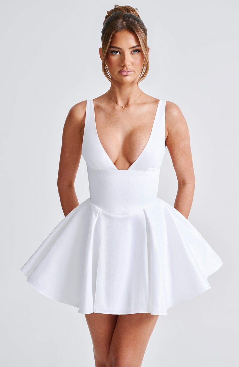 minilena Imani Mini Dress Ivory