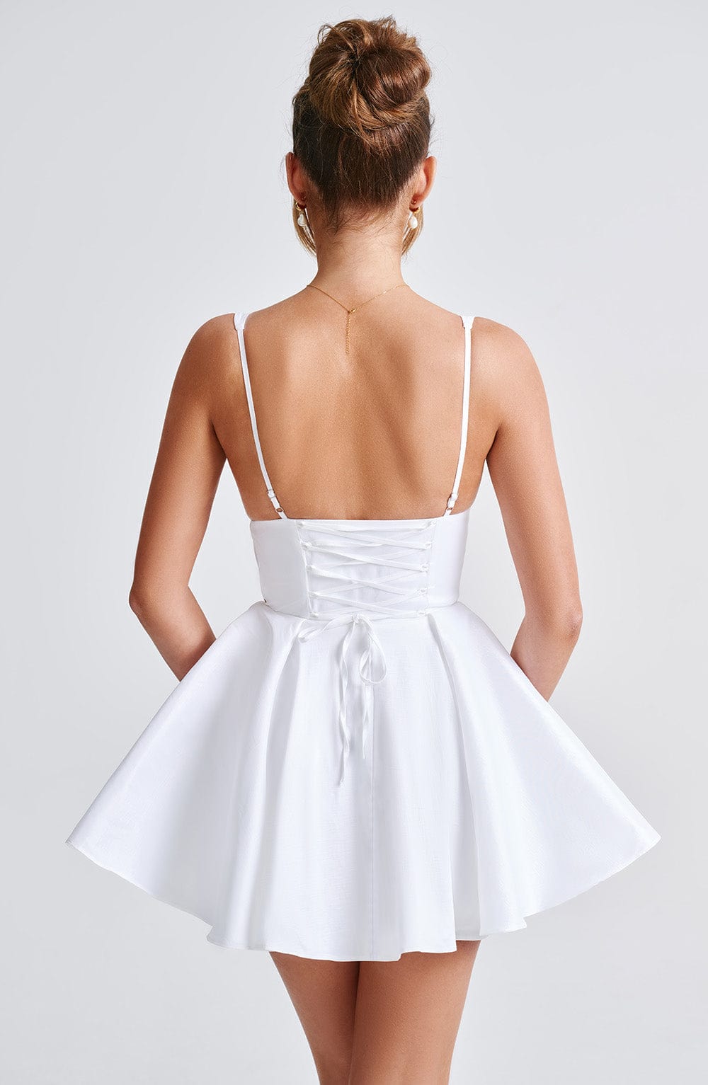 minilena Imani Mini Dress Ivory