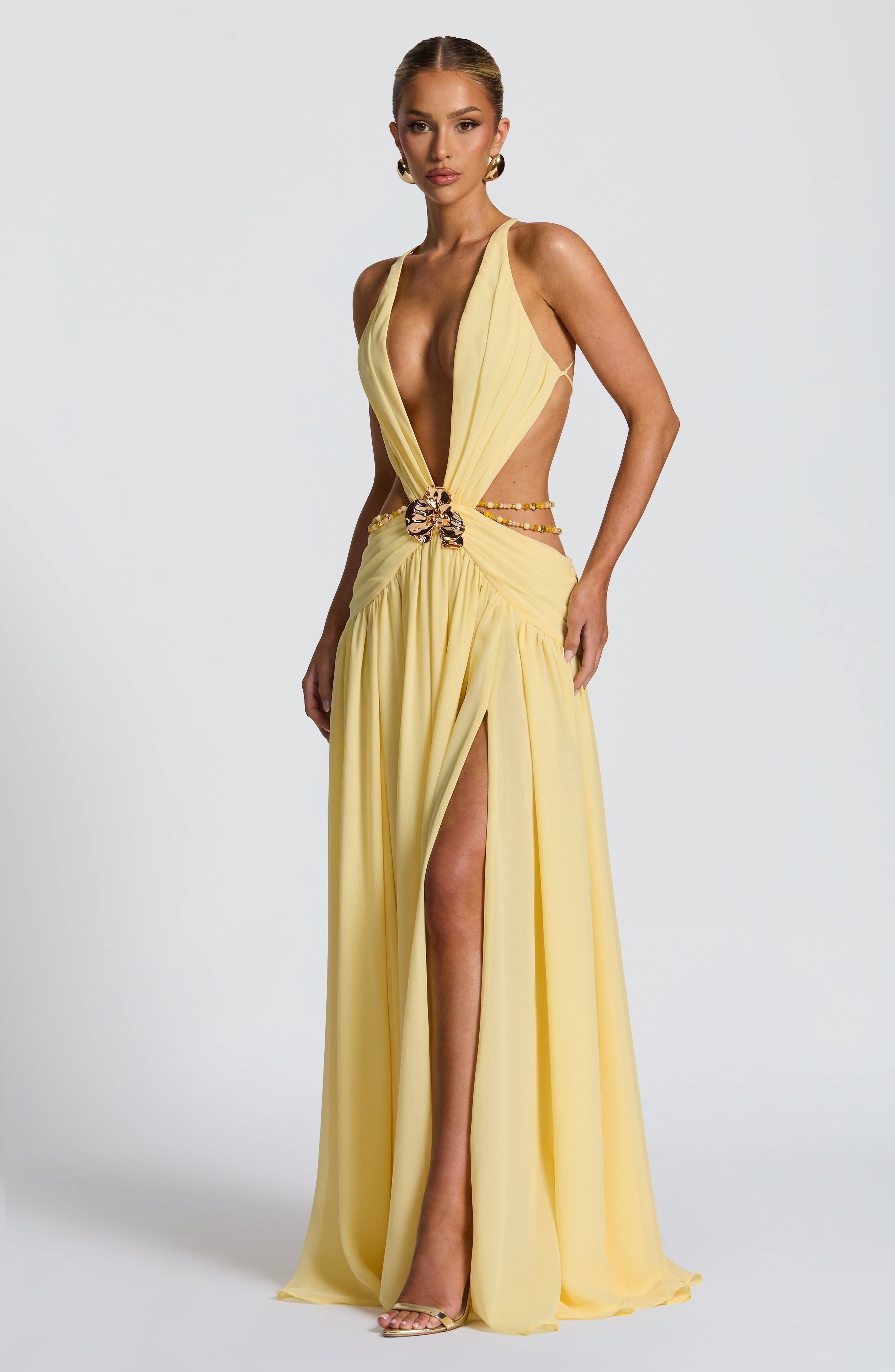minilena Indianna Maxi Dress Lemon