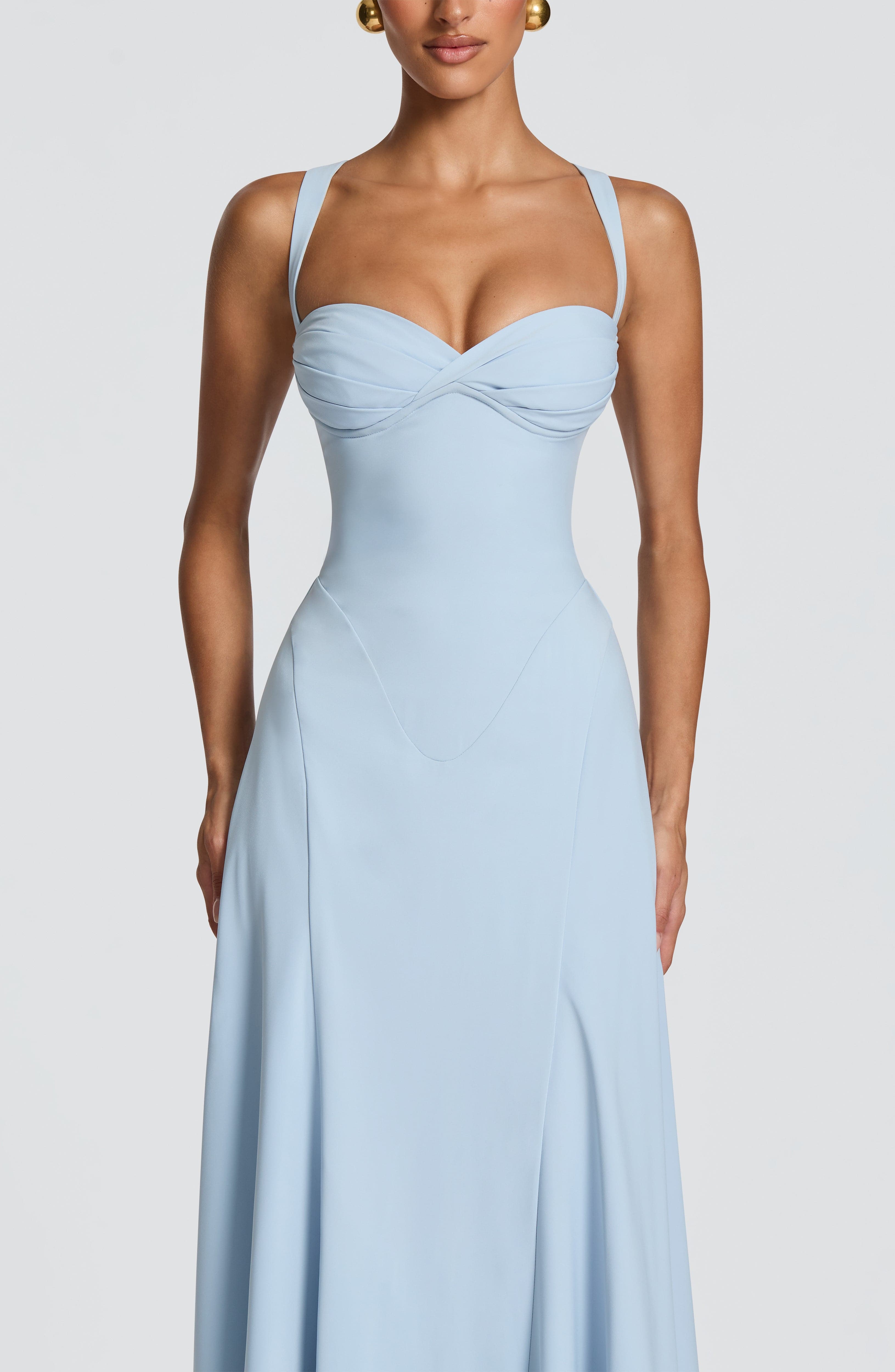 minilena Irie Maxi Dress Glacier Blue