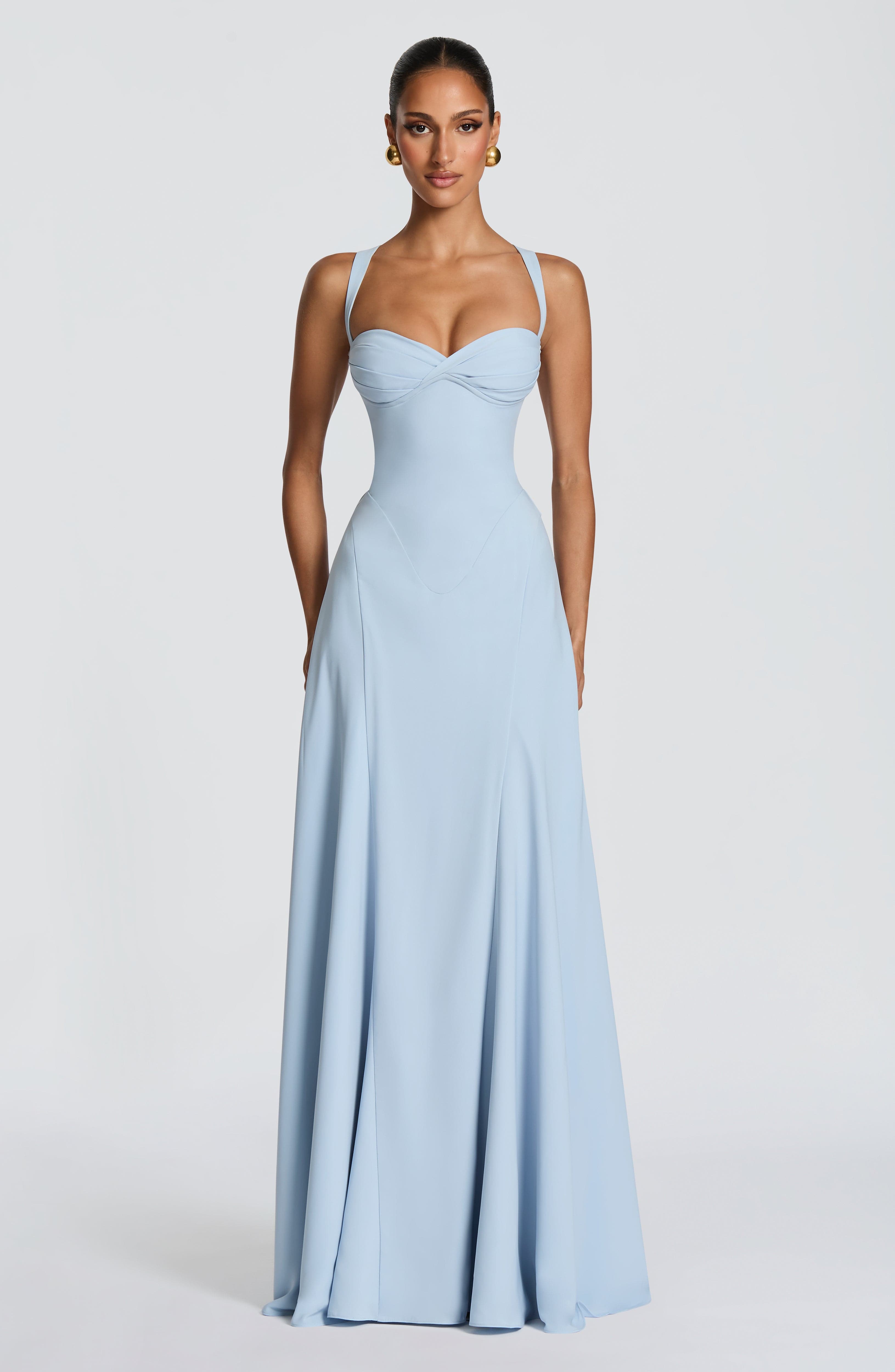 minilena Irie Maxi Dress Glacier Blue