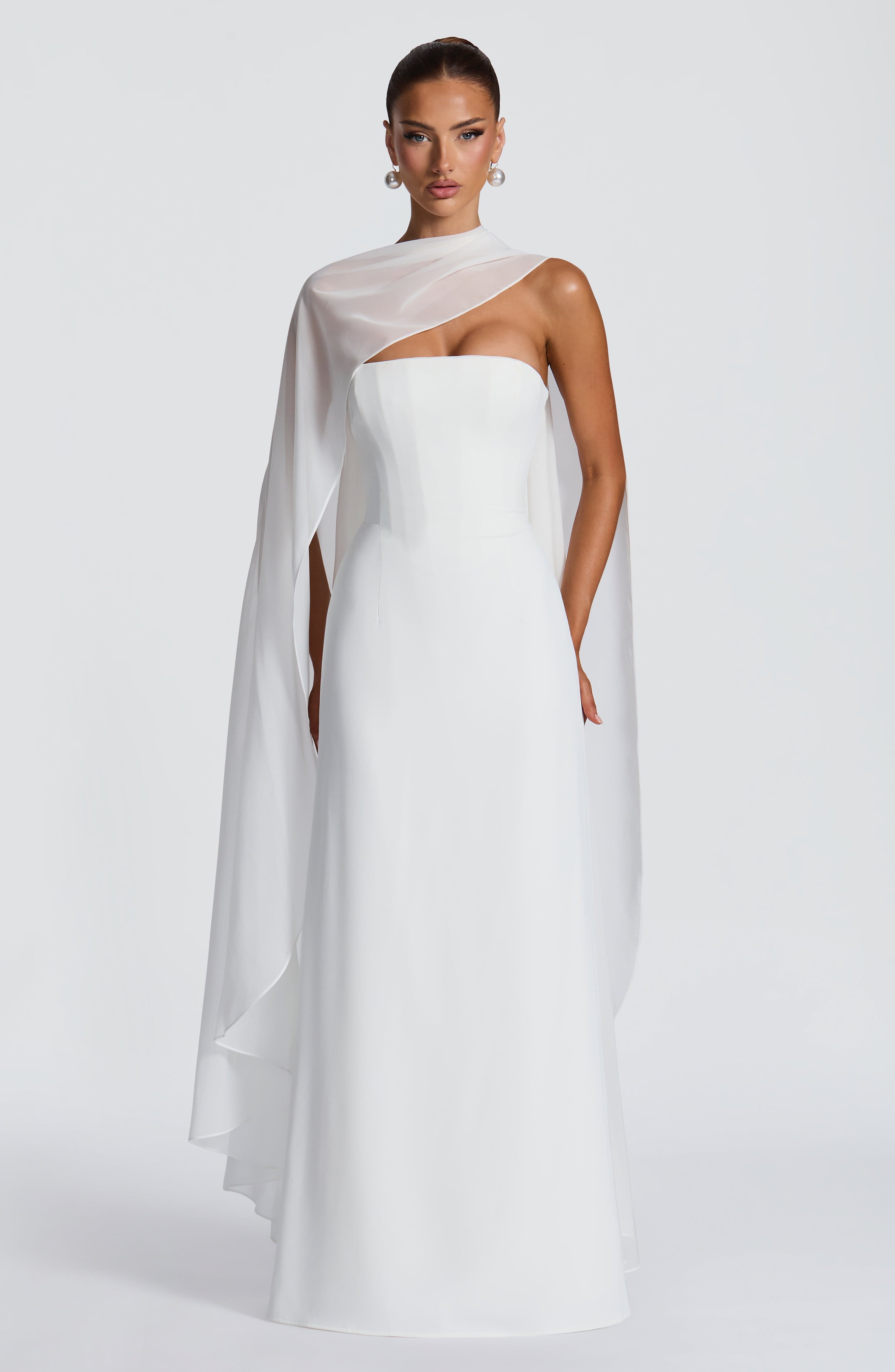 minilena Irmina Maxi Dress Ivory
