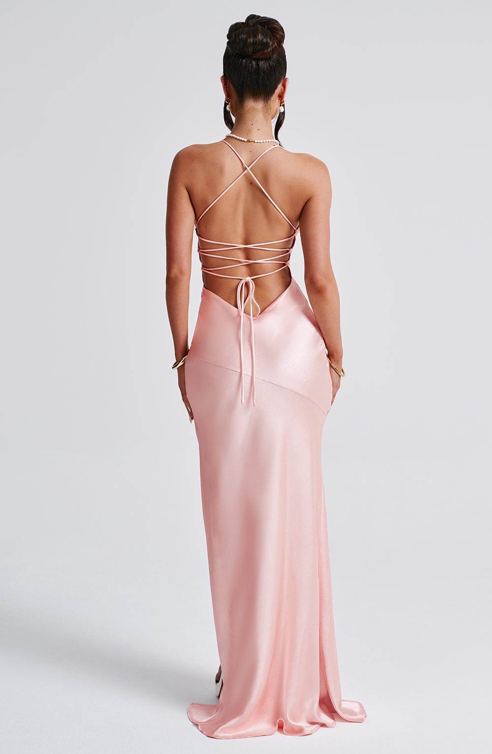 minilena Isobel Maxi Dress Blush