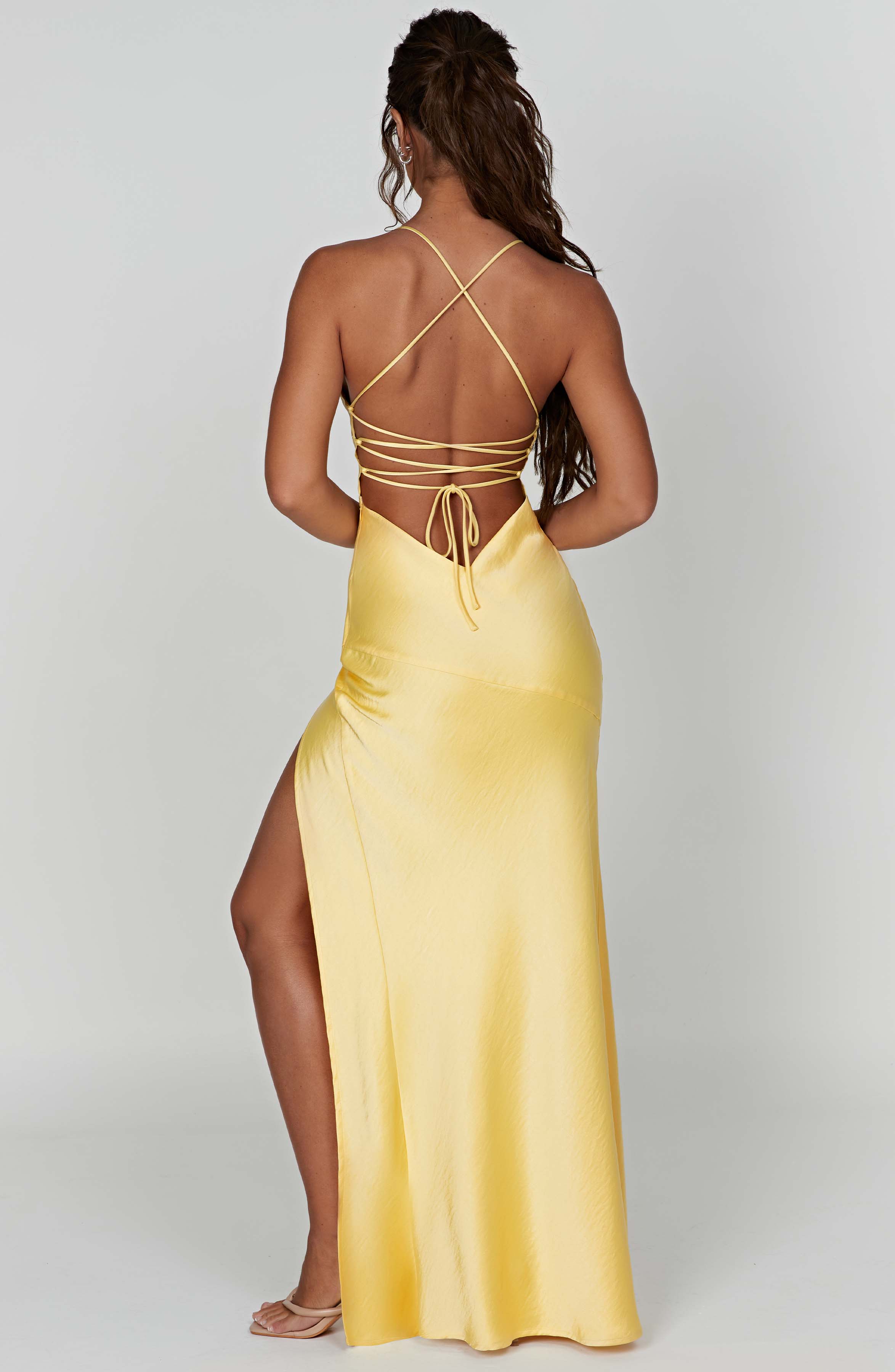 minilena Isobel Maxi Dress Lemon