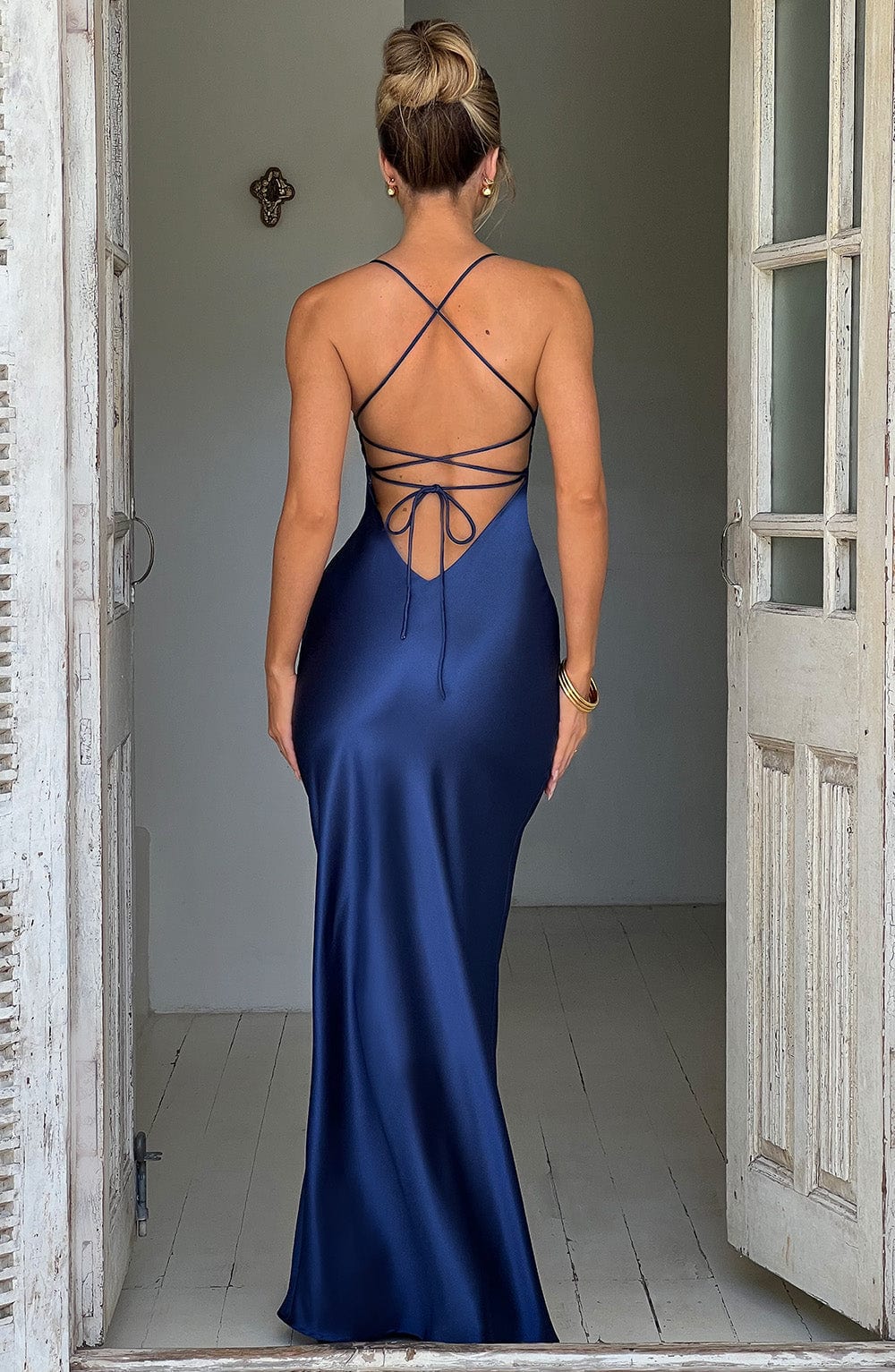 minilena Isobel Maxi Dress Navy