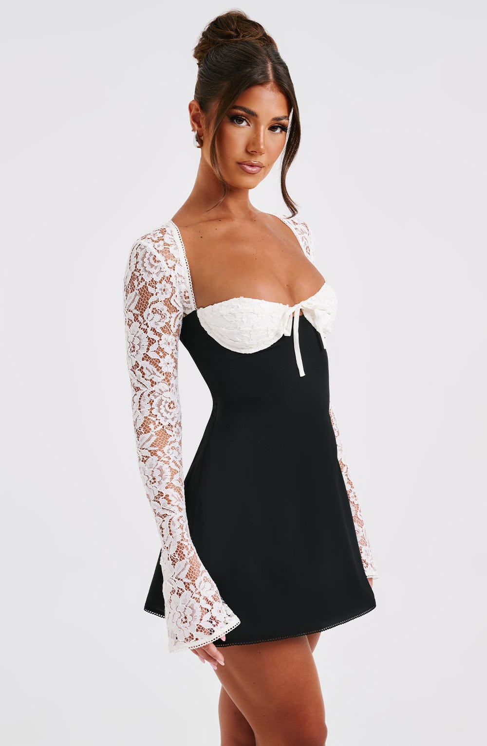 minilena Jacinta Mini Dress Black/White