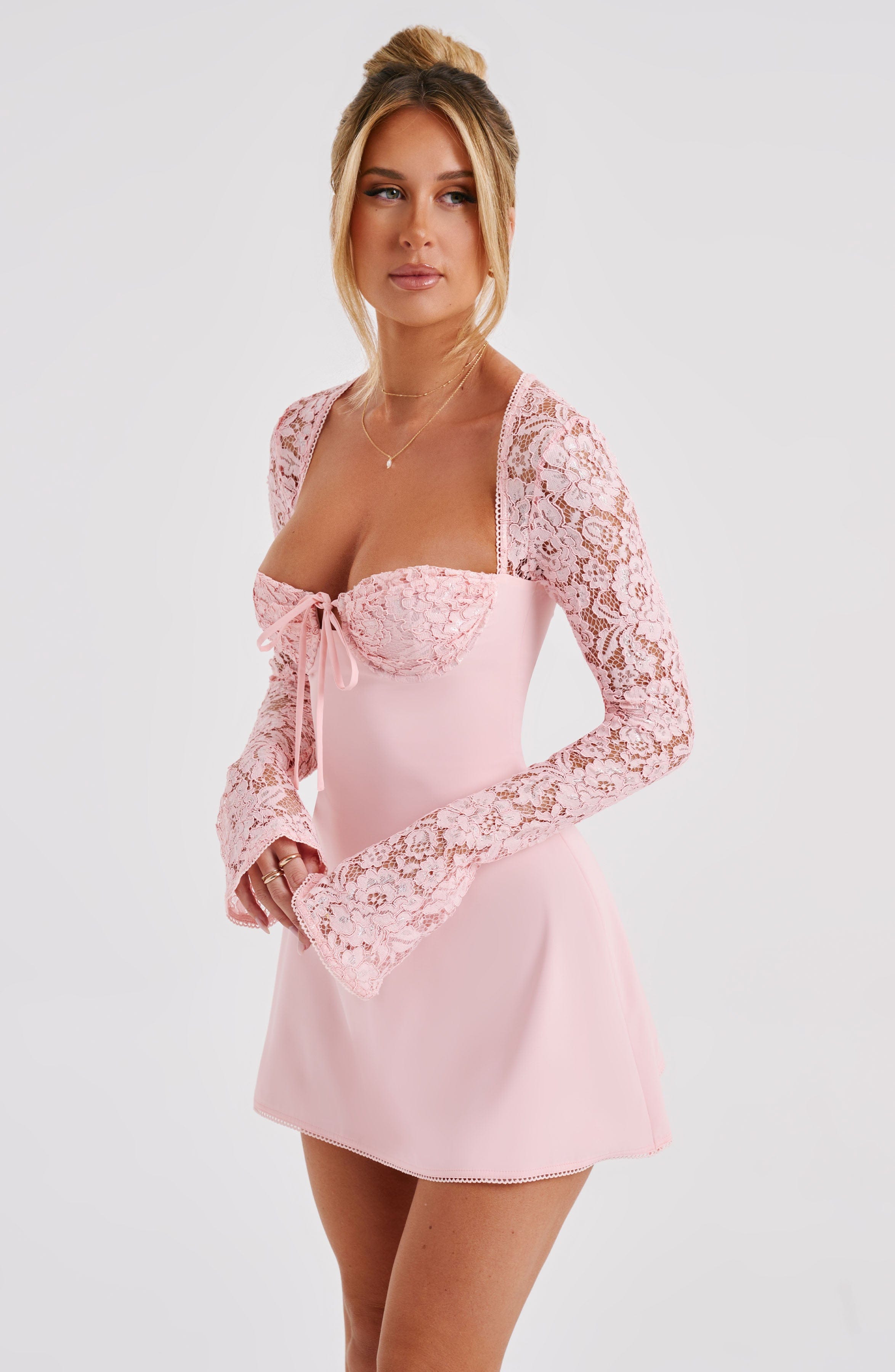 minilena Jacinta Mini Dress Blush