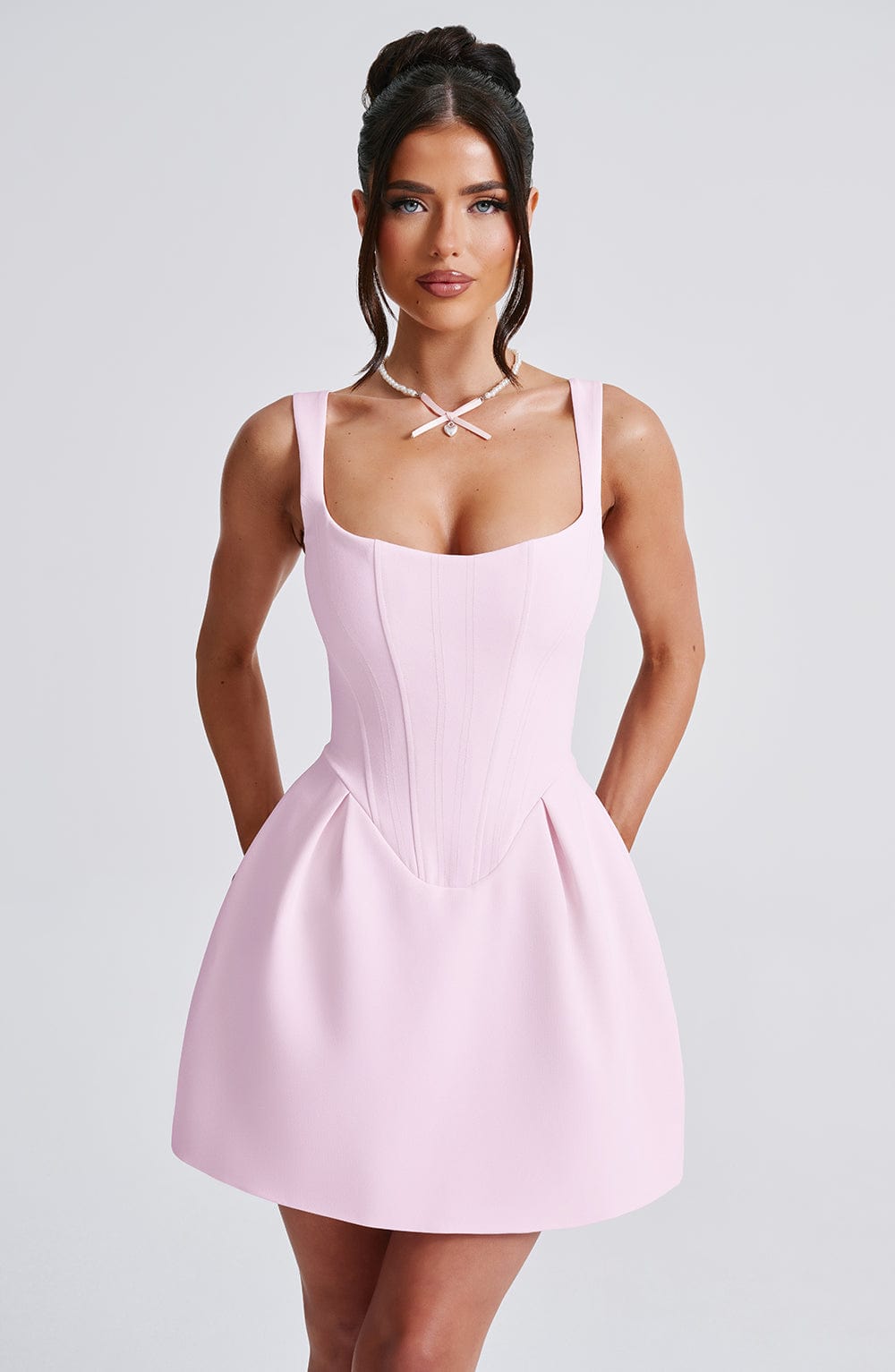 minilena Janiyah Mini Dress Blush