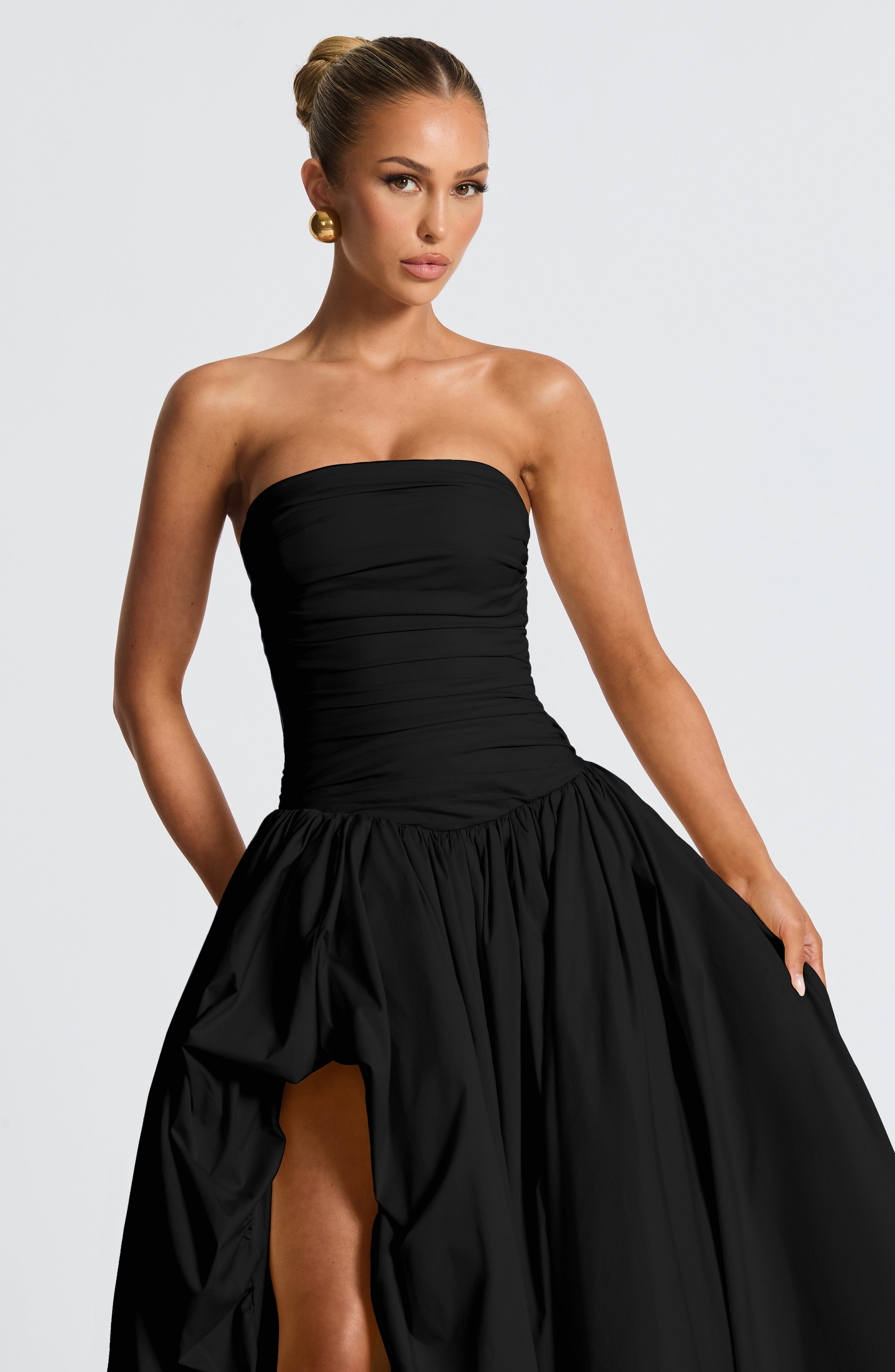 minilena Jillian Maxi Dress Black
