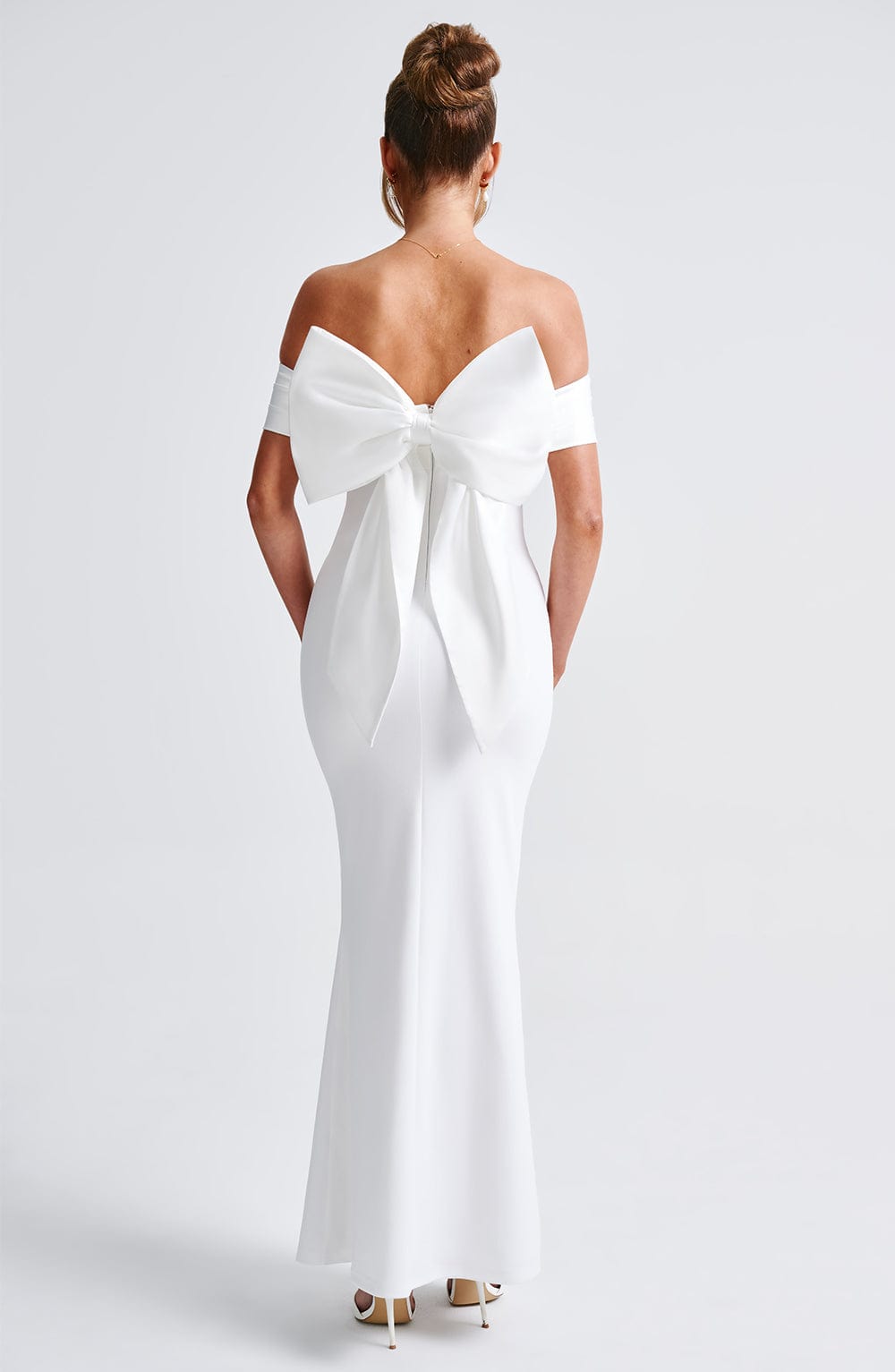minilena Joanna Maxi Dress Ivory