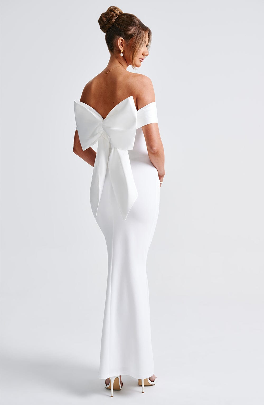minilena Joanna Maxi Dress Ivory