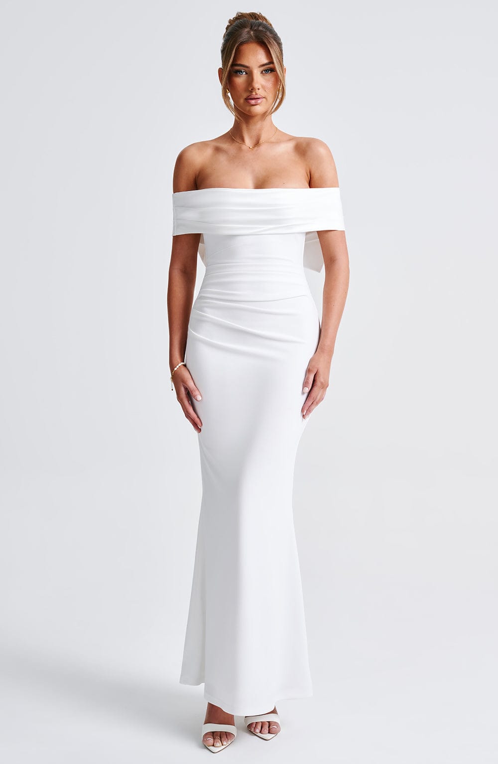 minilena Joanna Maxi Dress Ivory
