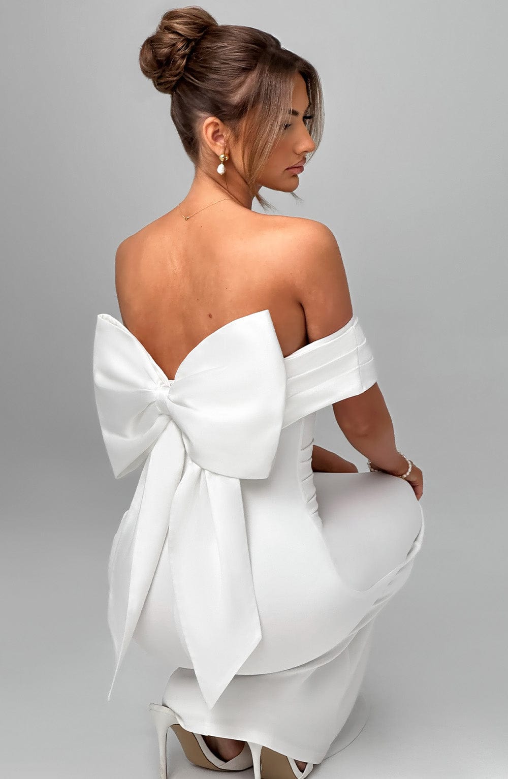 minilena Joanna Maxi Dress Ivory