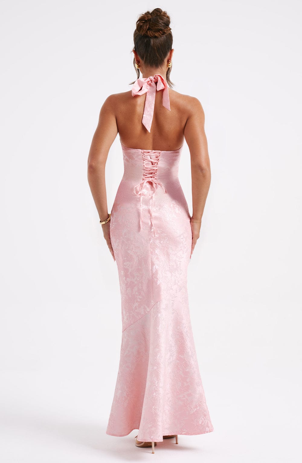 minilena Josephine Maxi Dress Blush