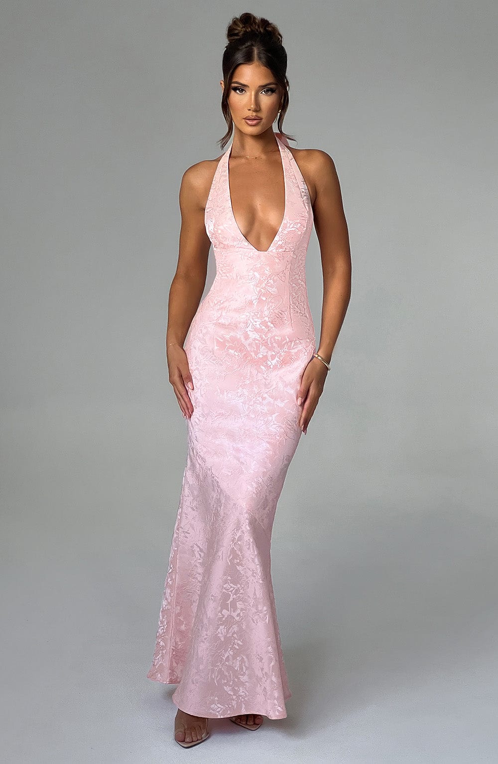 minilena Josephine Maxi Dress Blush
