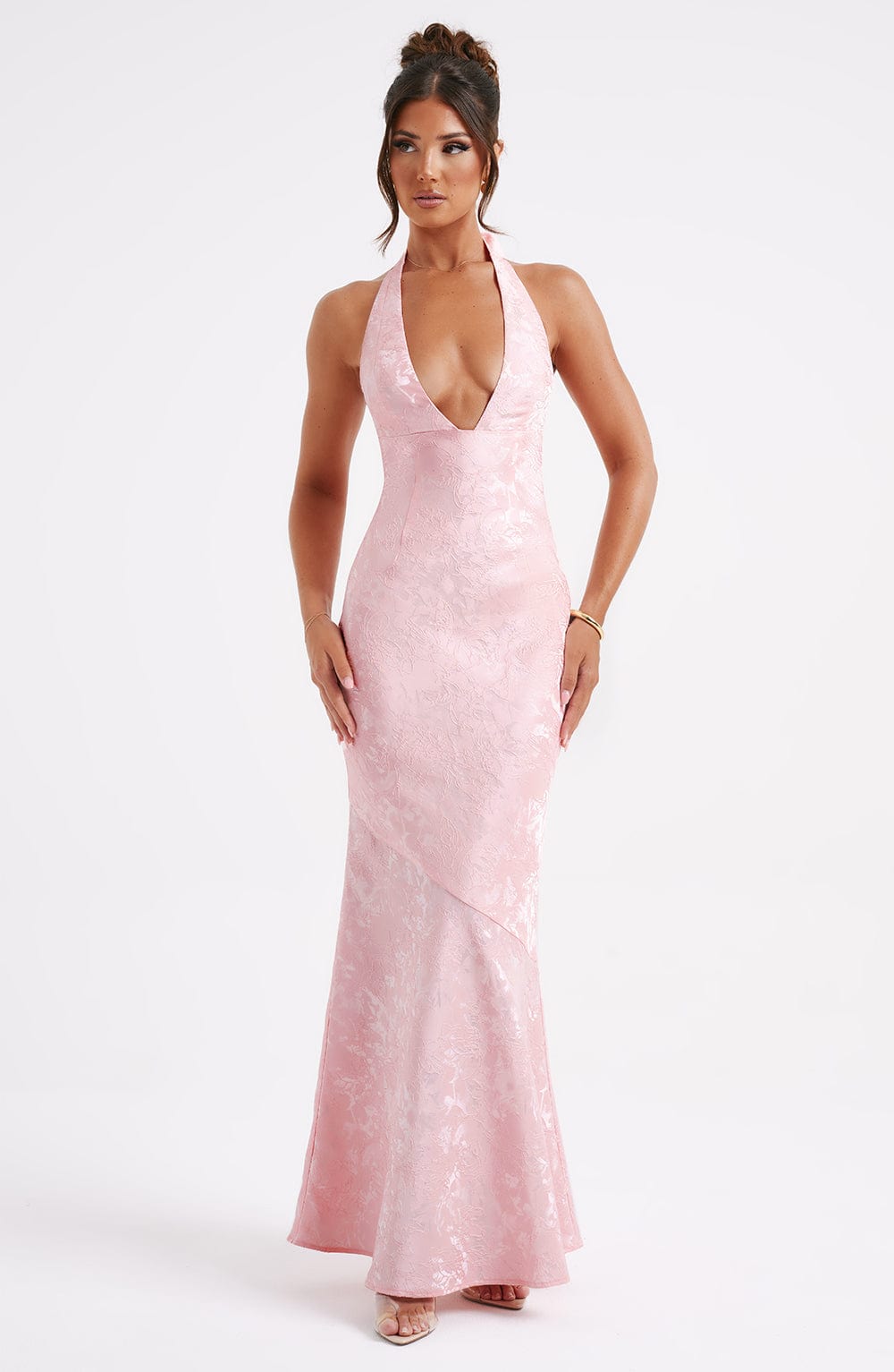 minilena Josephine Maxi Dress Blush