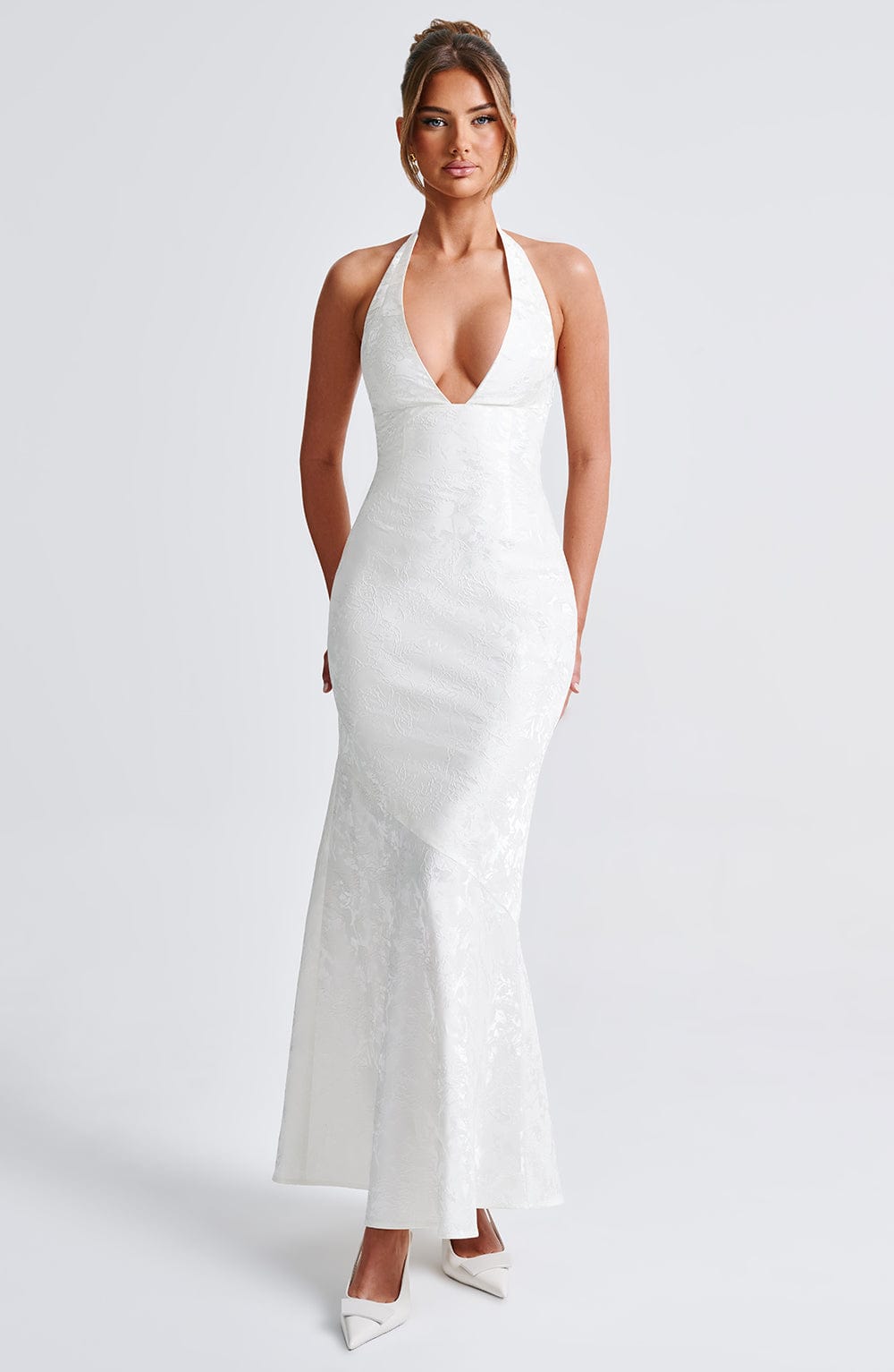 minilena Josephine Maxi Dress Ivory