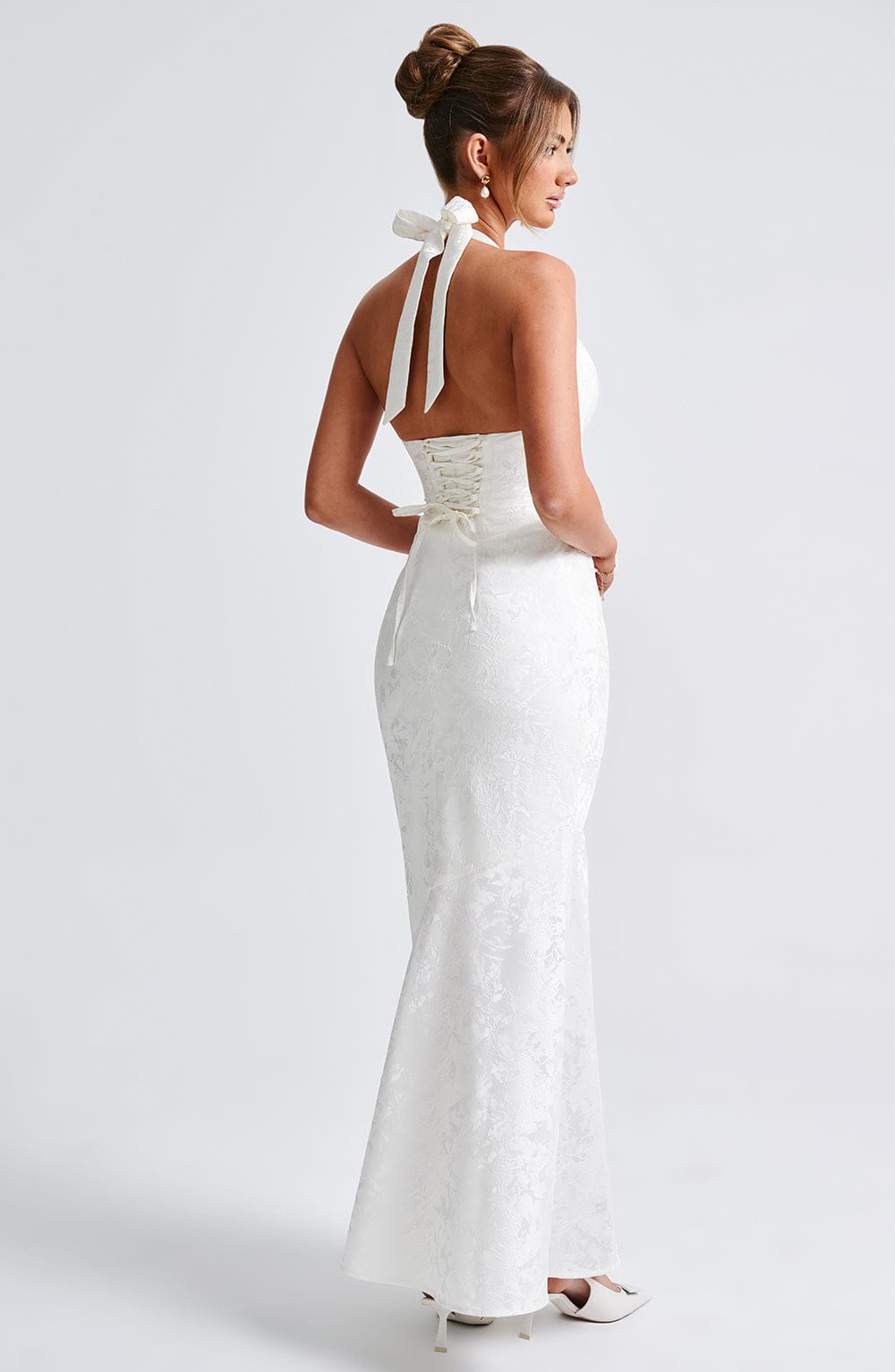 minilena Josephine Maxi Dress Ivory