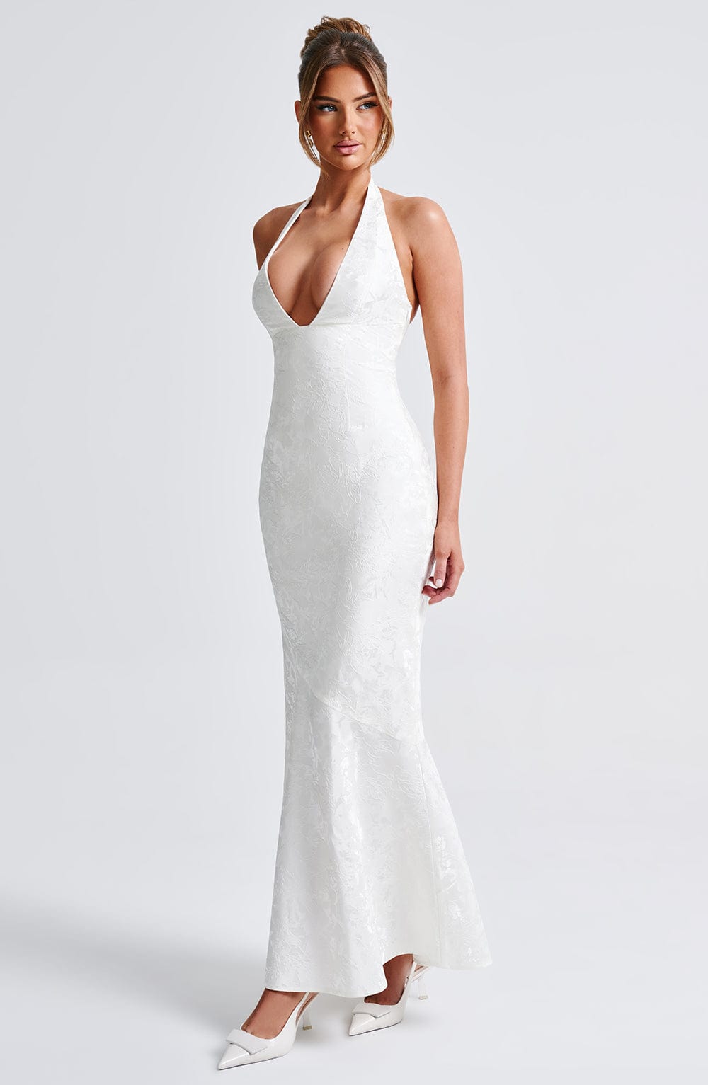 minilena Josephine Maxi Dress Ivory