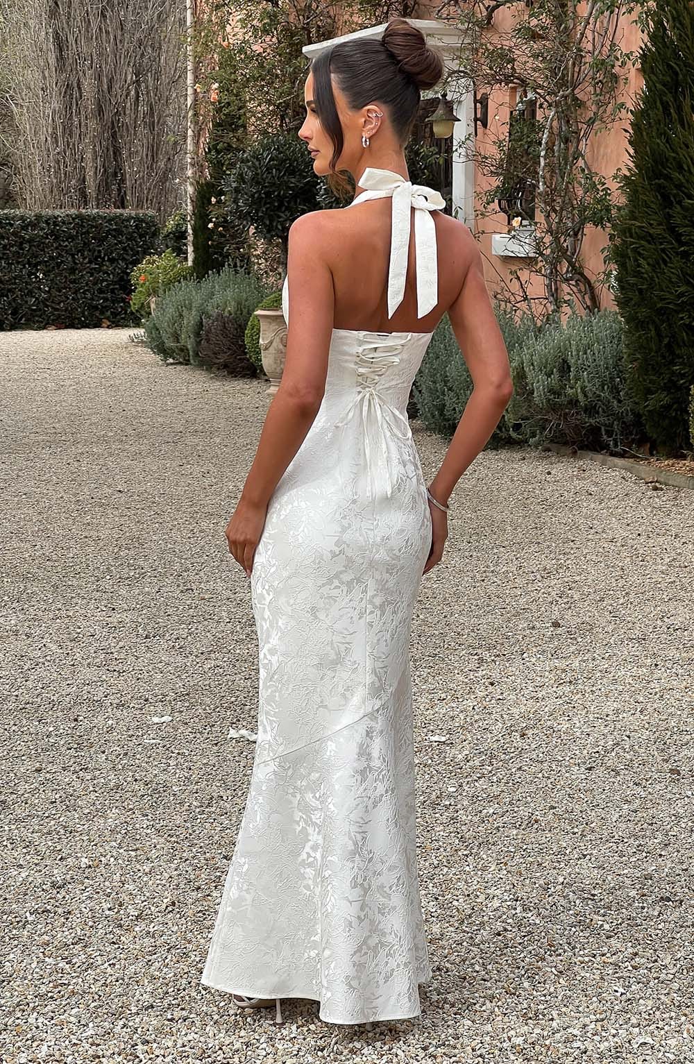 minilena Josephine Maxi Dress Ivory