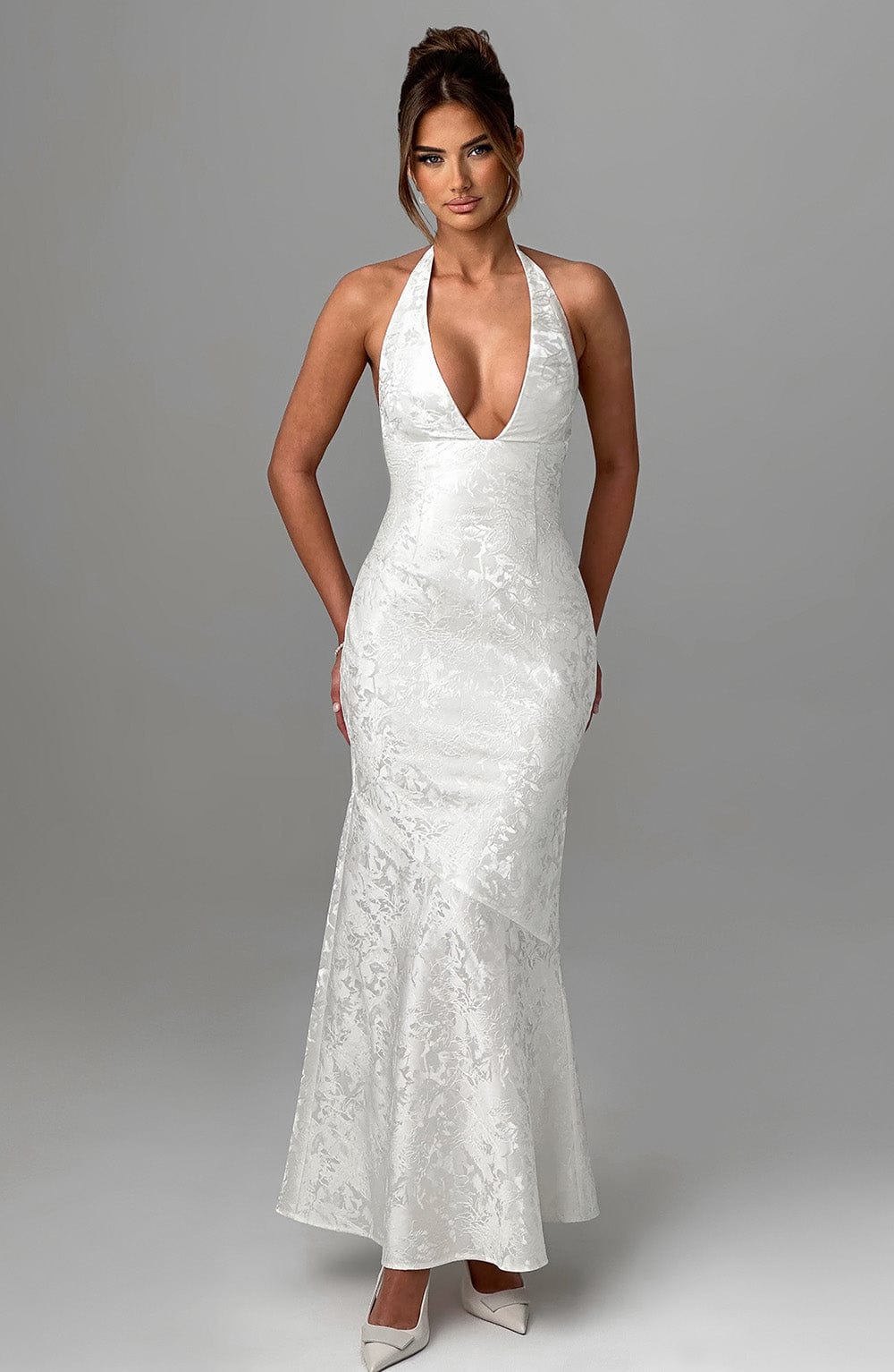 minilena Josephine Maxi Dress Ivory