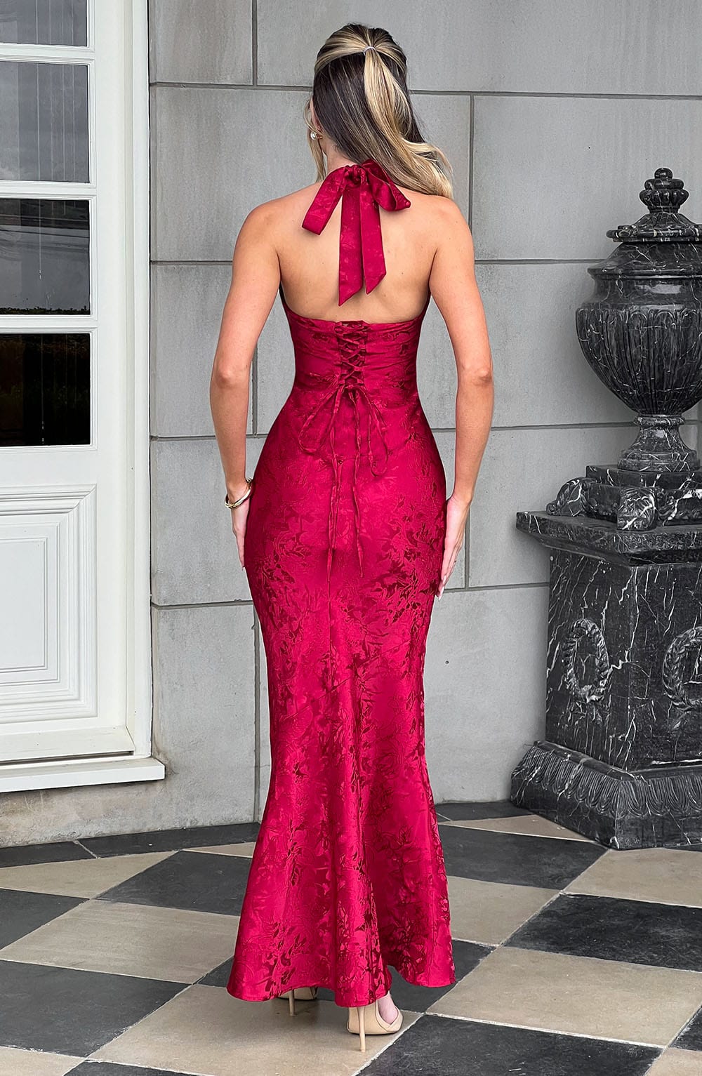 minilena Josephine Maxi Dress Red
