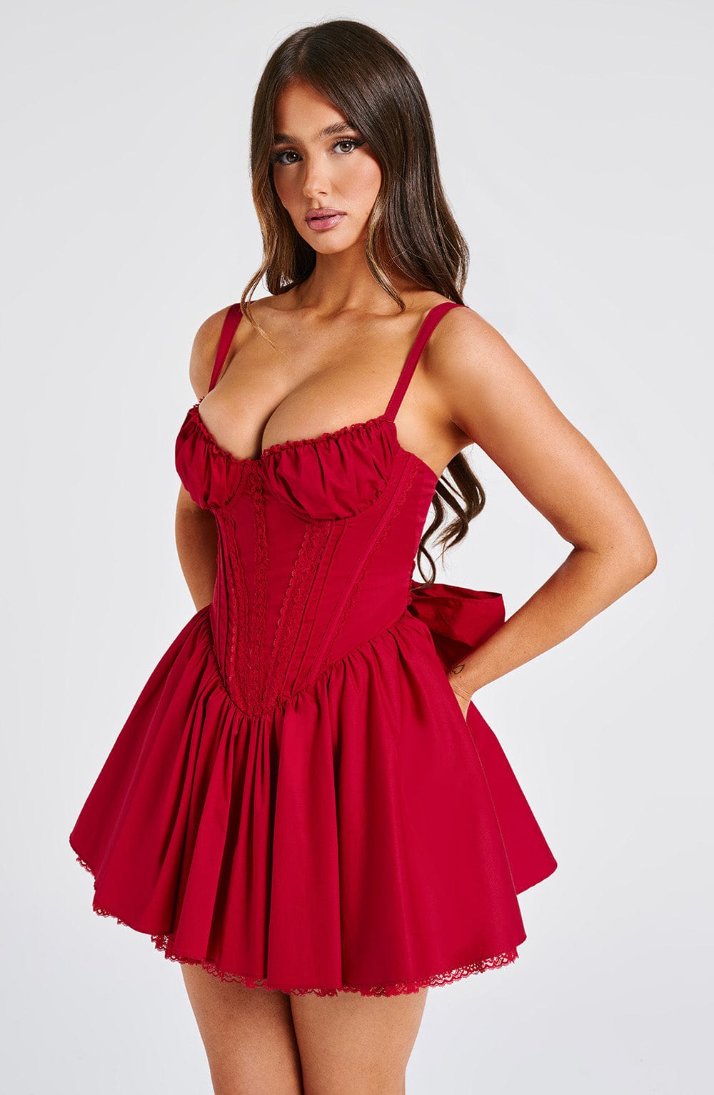 minilena Josie Mini Dress Red