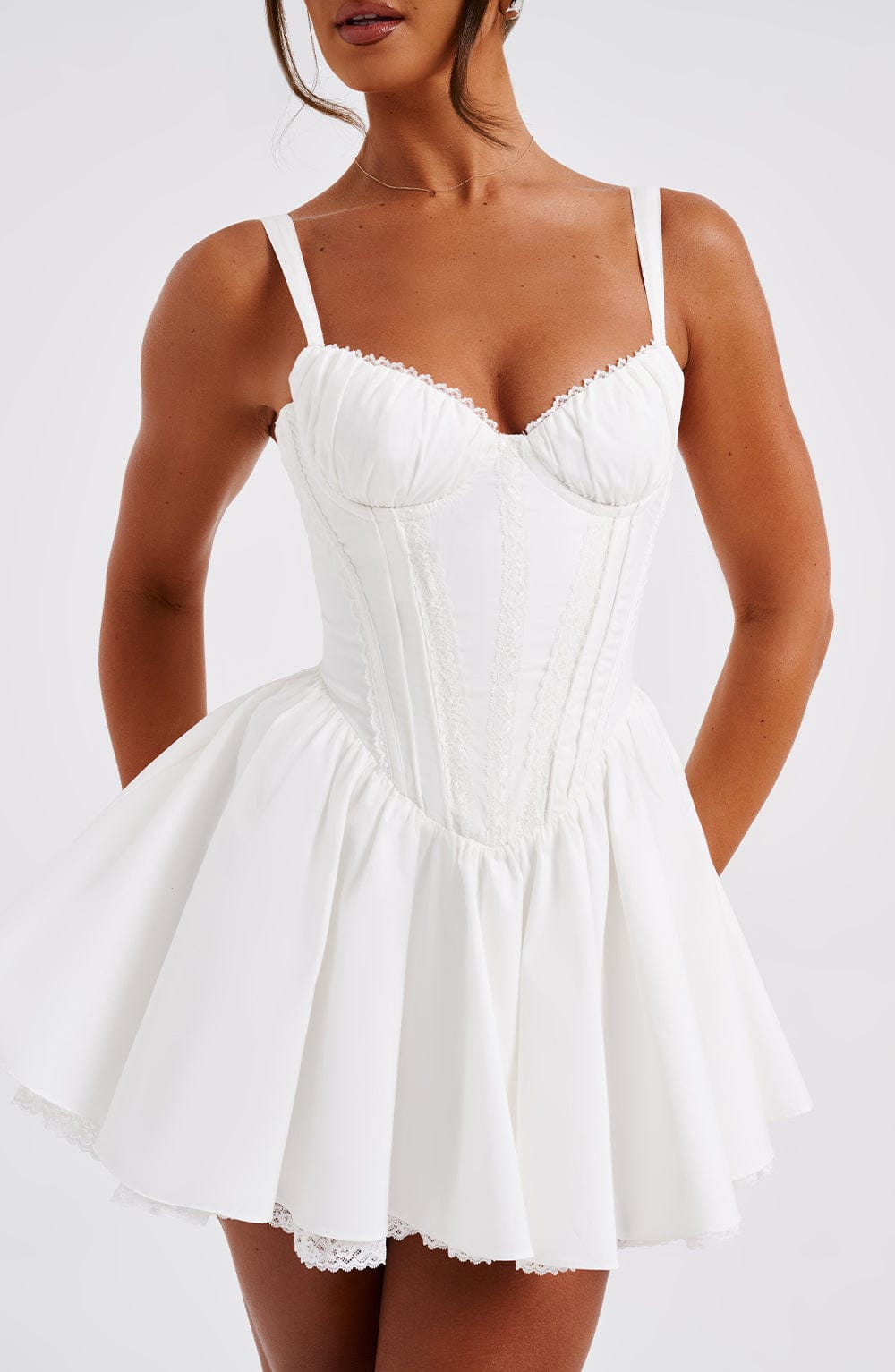 minilena Josie Mini Dress White