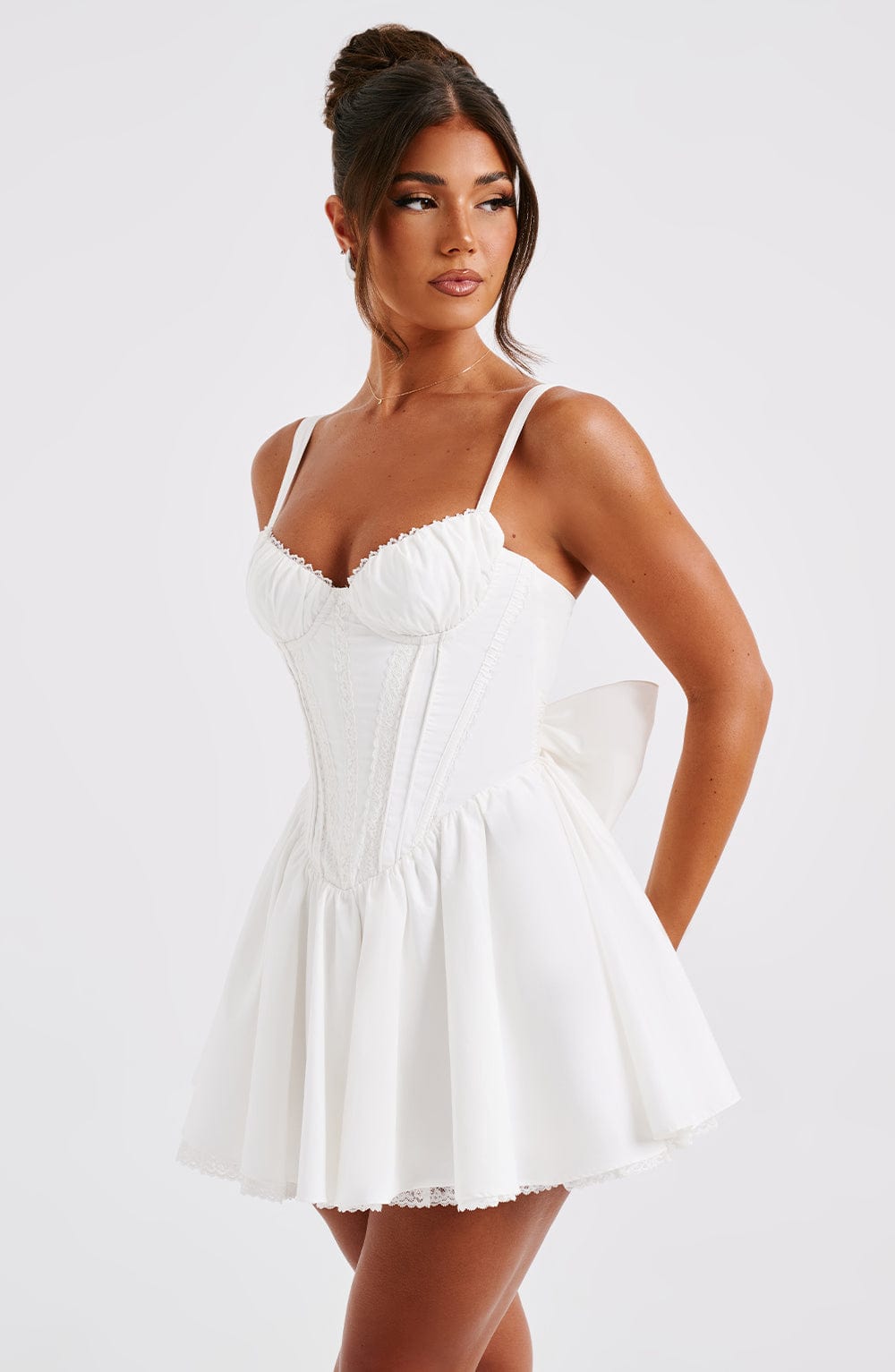 minilena Josie Mini Dress White