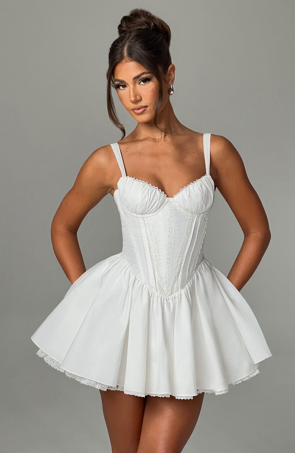 minilena Josie Mini Dress White