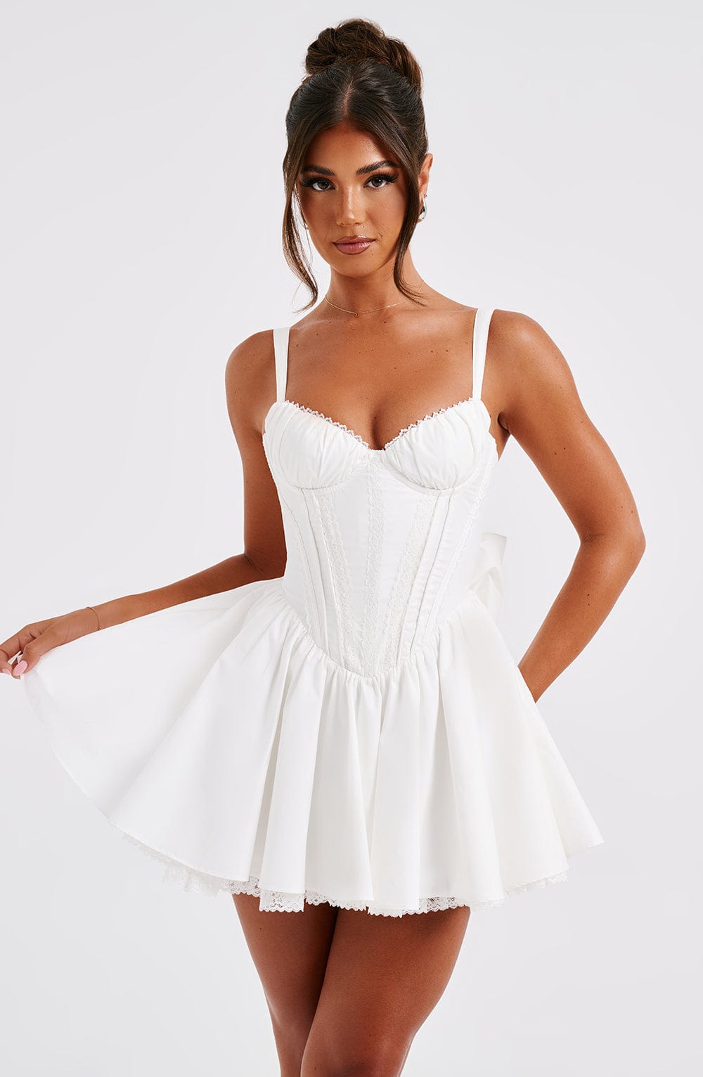 minilena Josie Mini Dress White