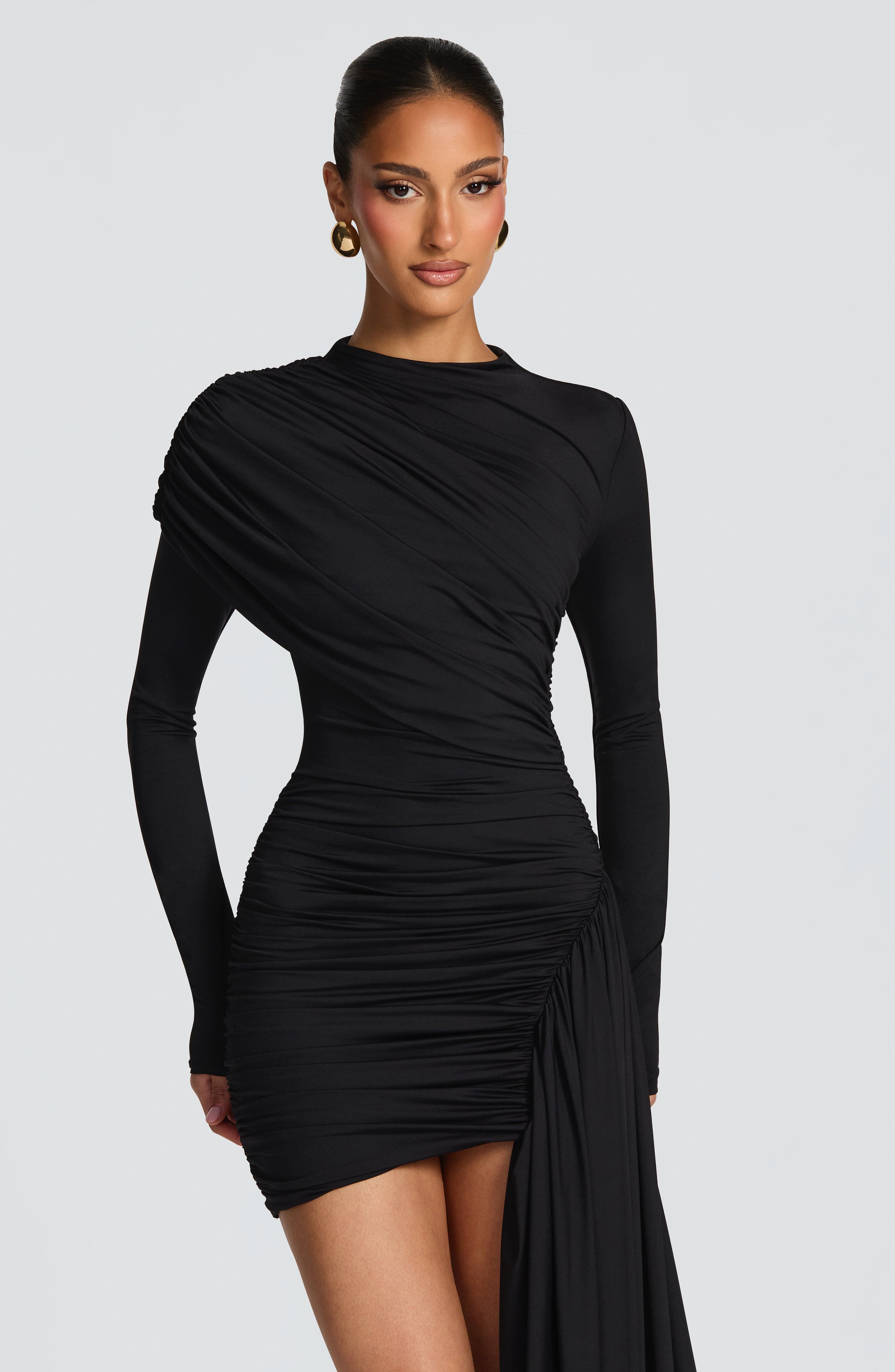 minilena Jovanna Mini Dress Black