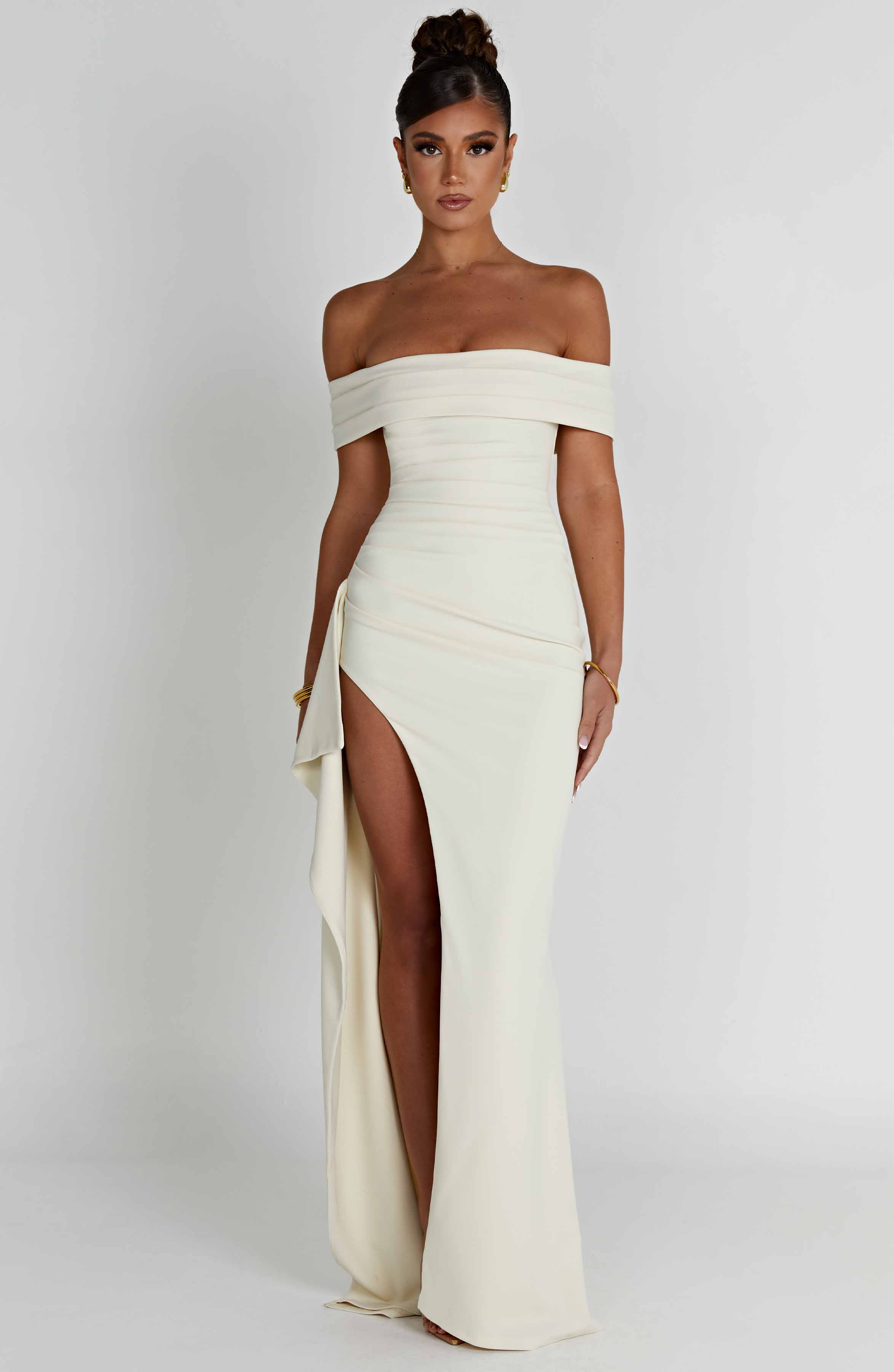 minilena Joyce Maxi Dress Ivory