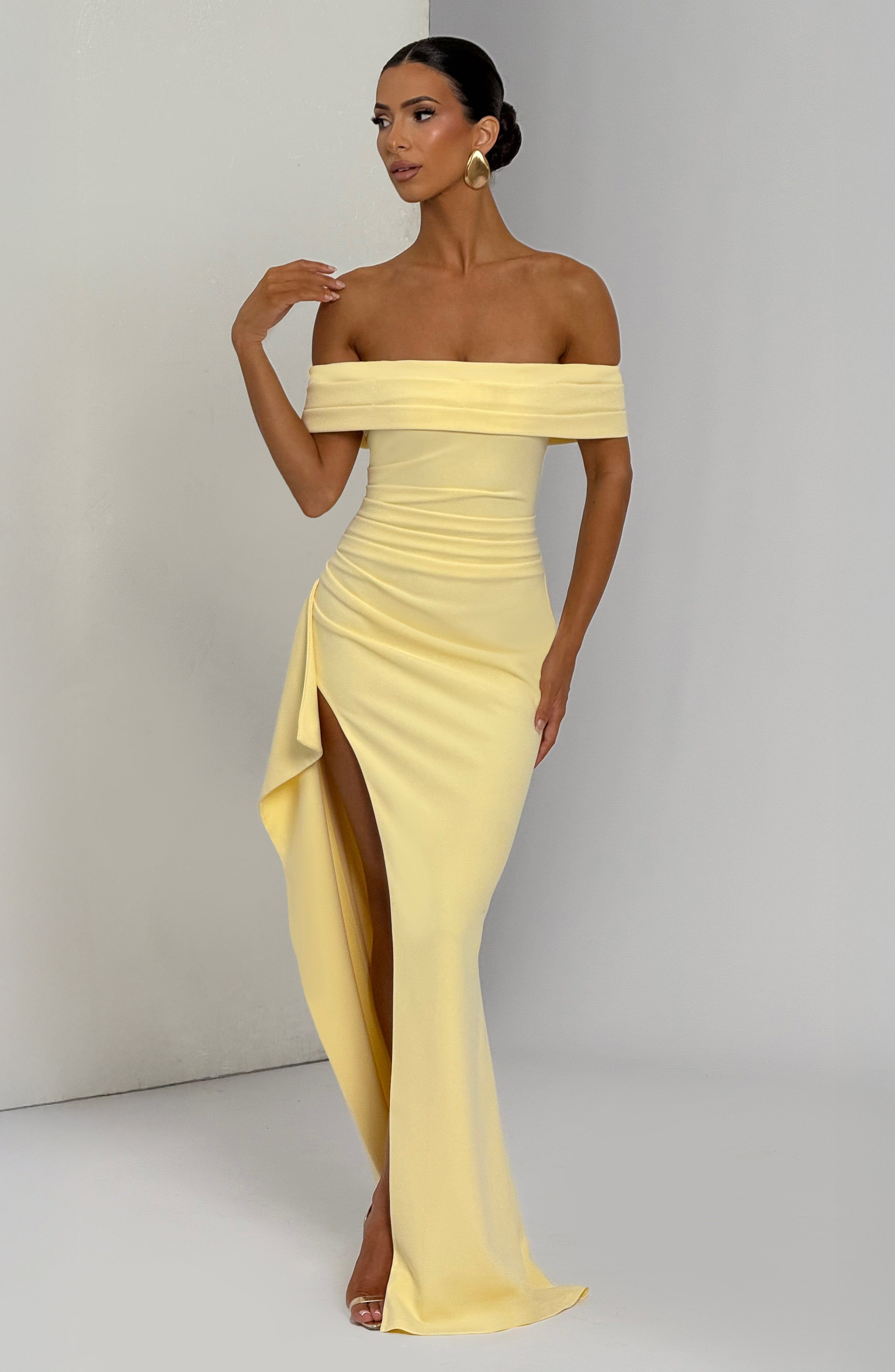 minilena Joyce Maxi Dress Lemon