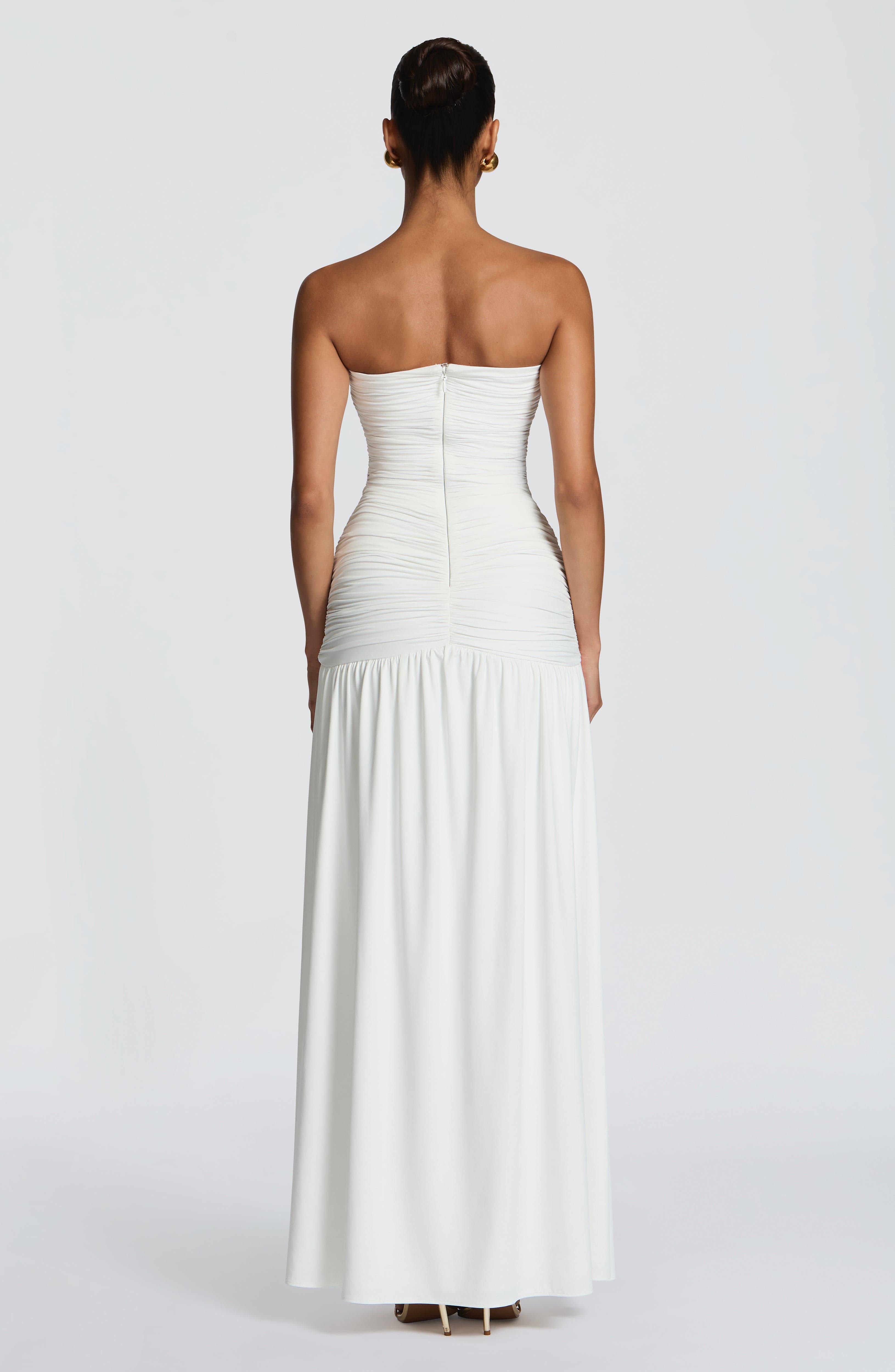 minilena Junia Maxi Dress White