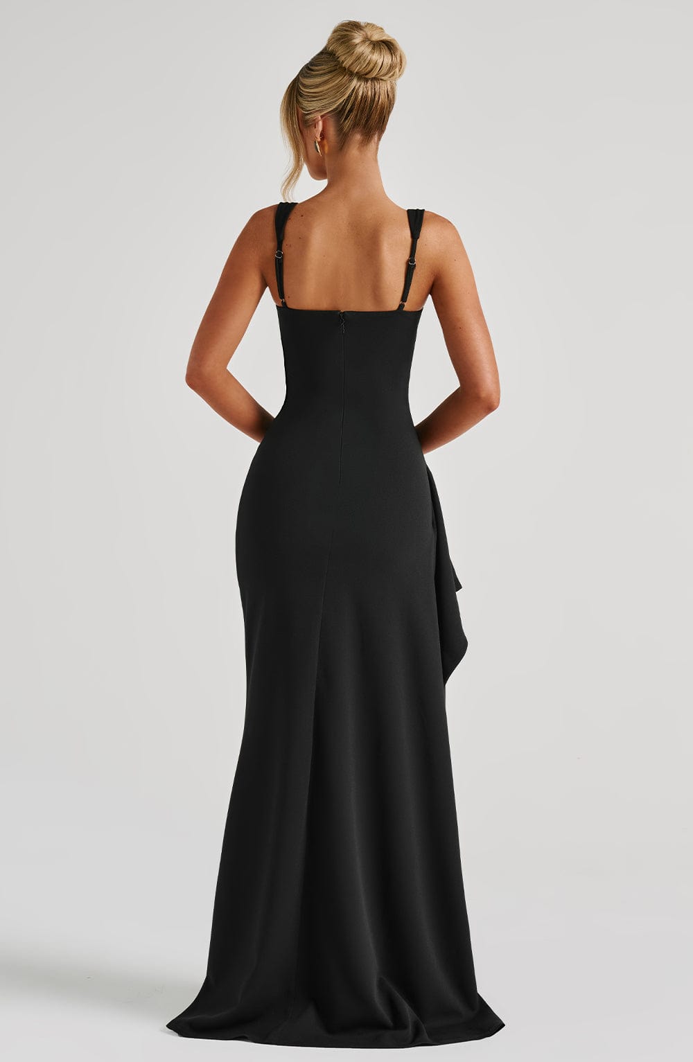 minilena Katana Maxi Dress Black