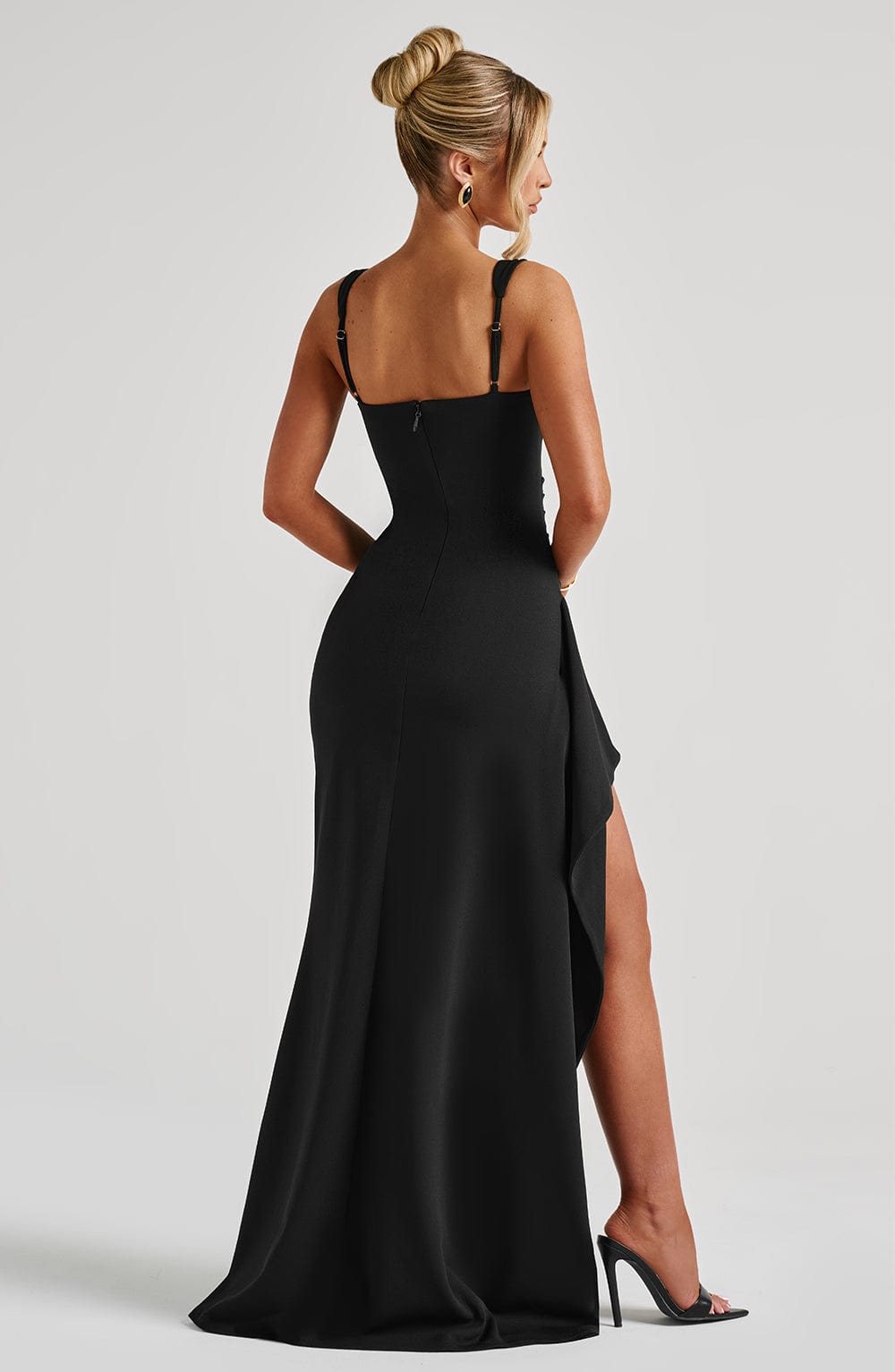 minilena Katana Maxi Dress Black
