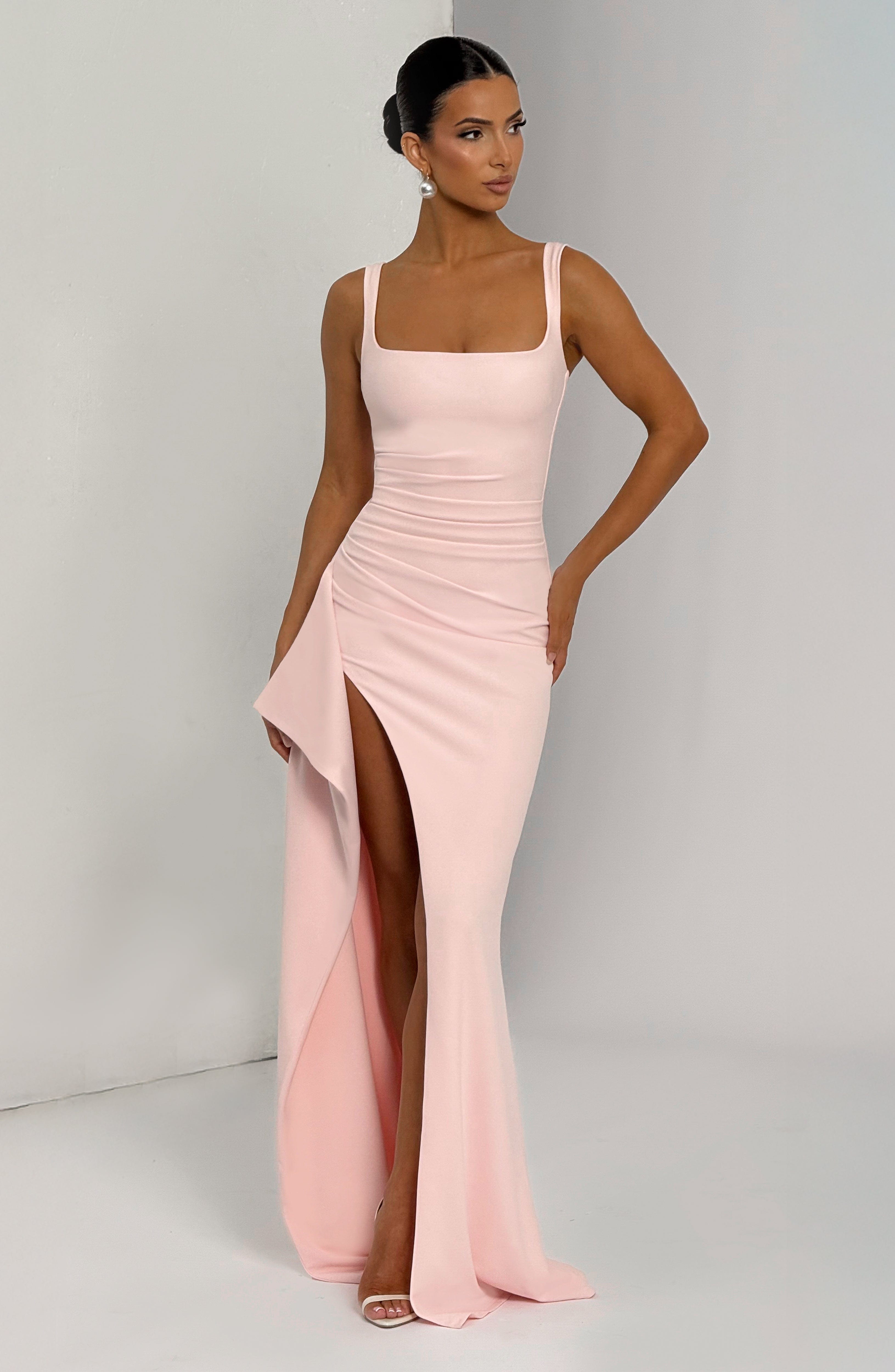 minilena Katana Maxi Dress Blush