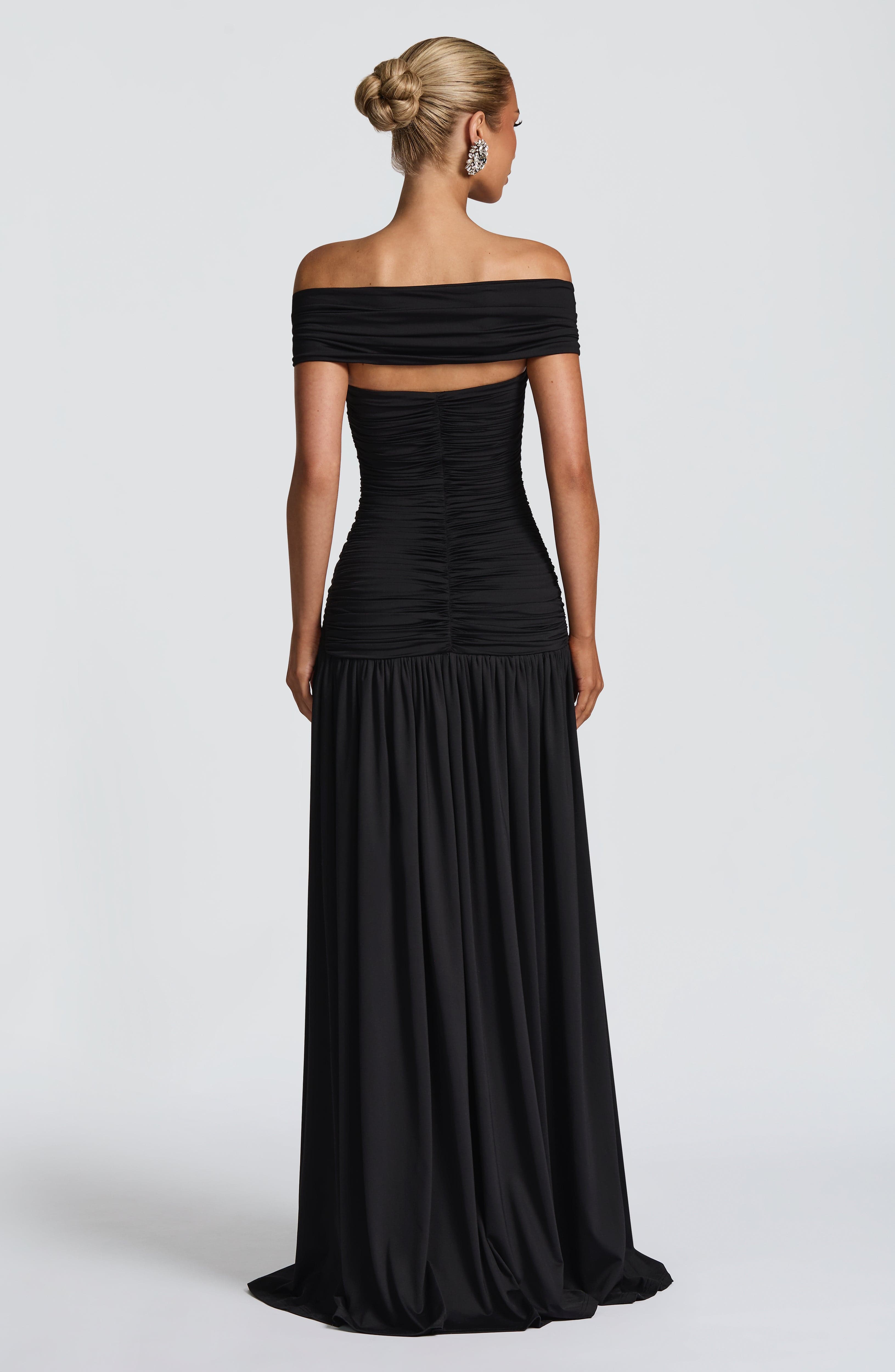 minilena Kathryn Maxi Dress Black