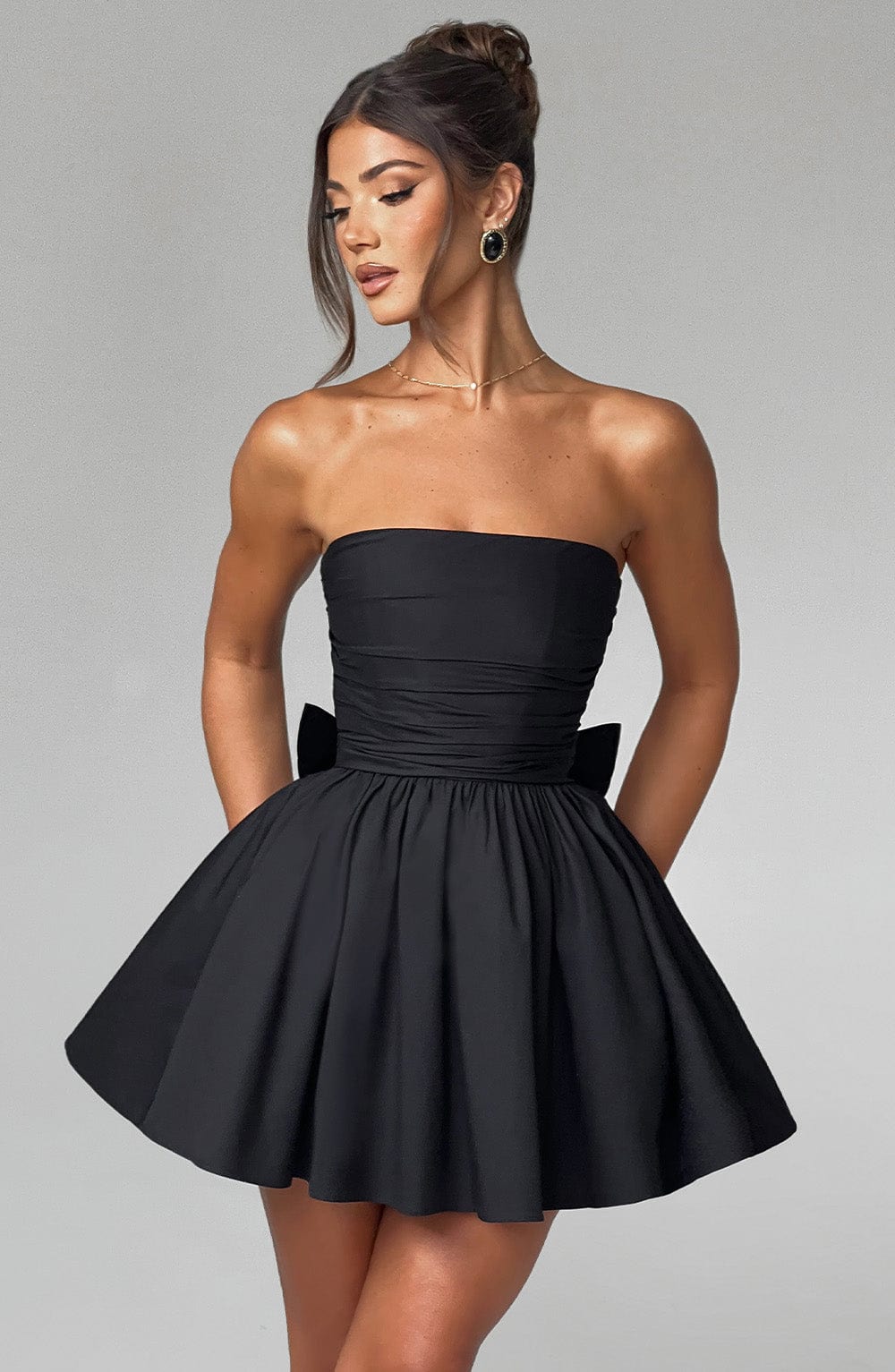 minilena Katrina Mini Dress Black